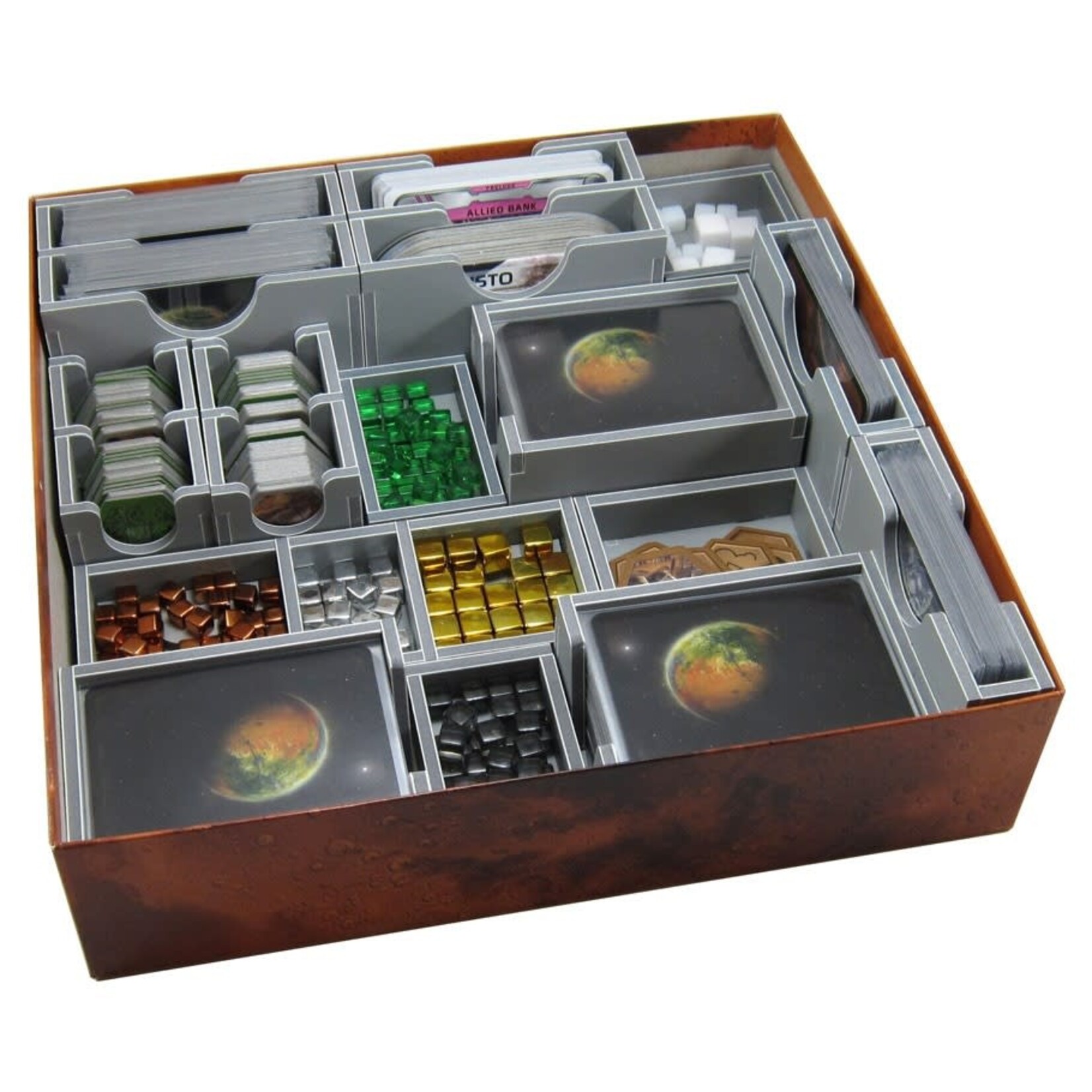 Folded Space Board Game Box Insert: Terraforming Mars & Expansions