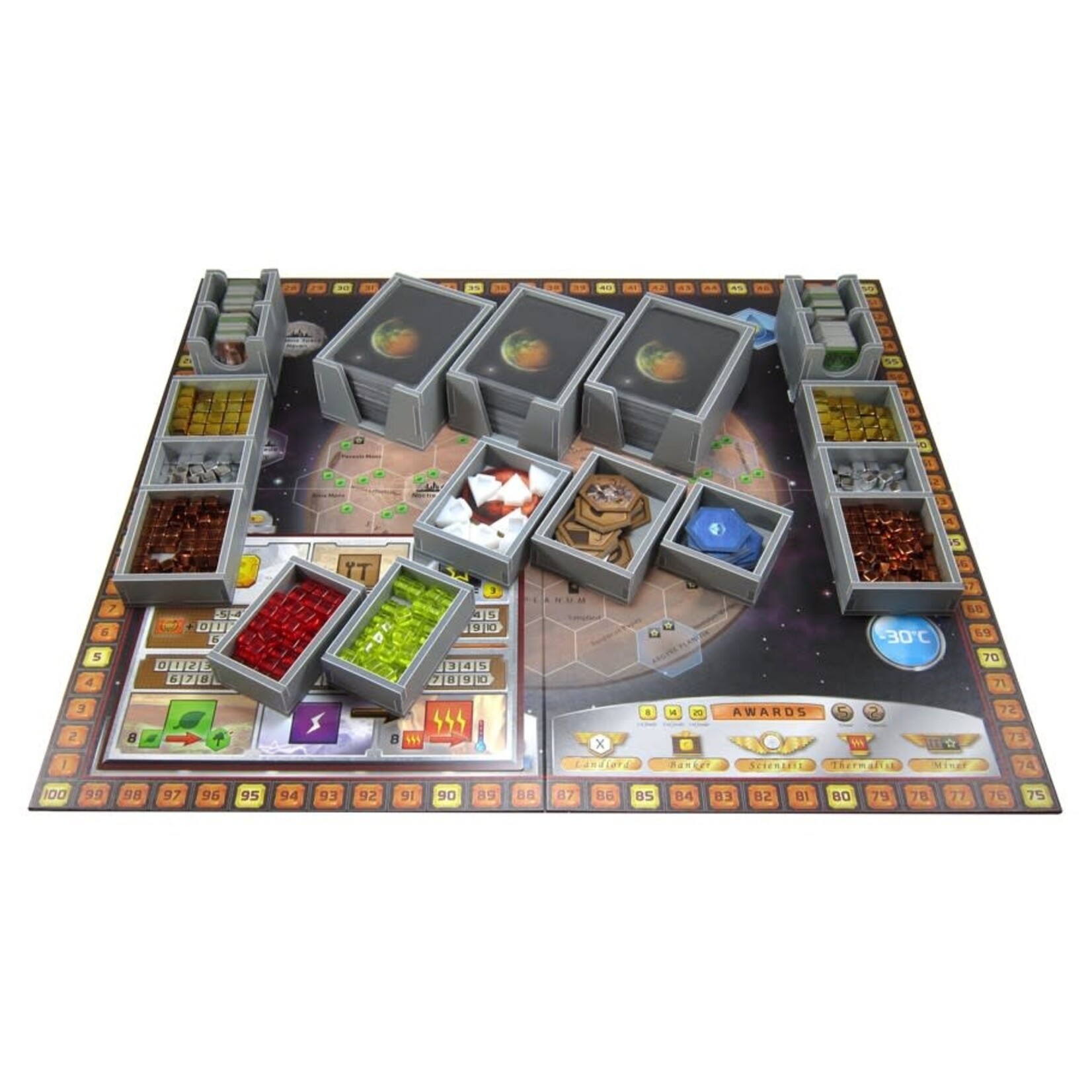 Folded Space Board Game Box Insert: Terraforming Mars & Expansions