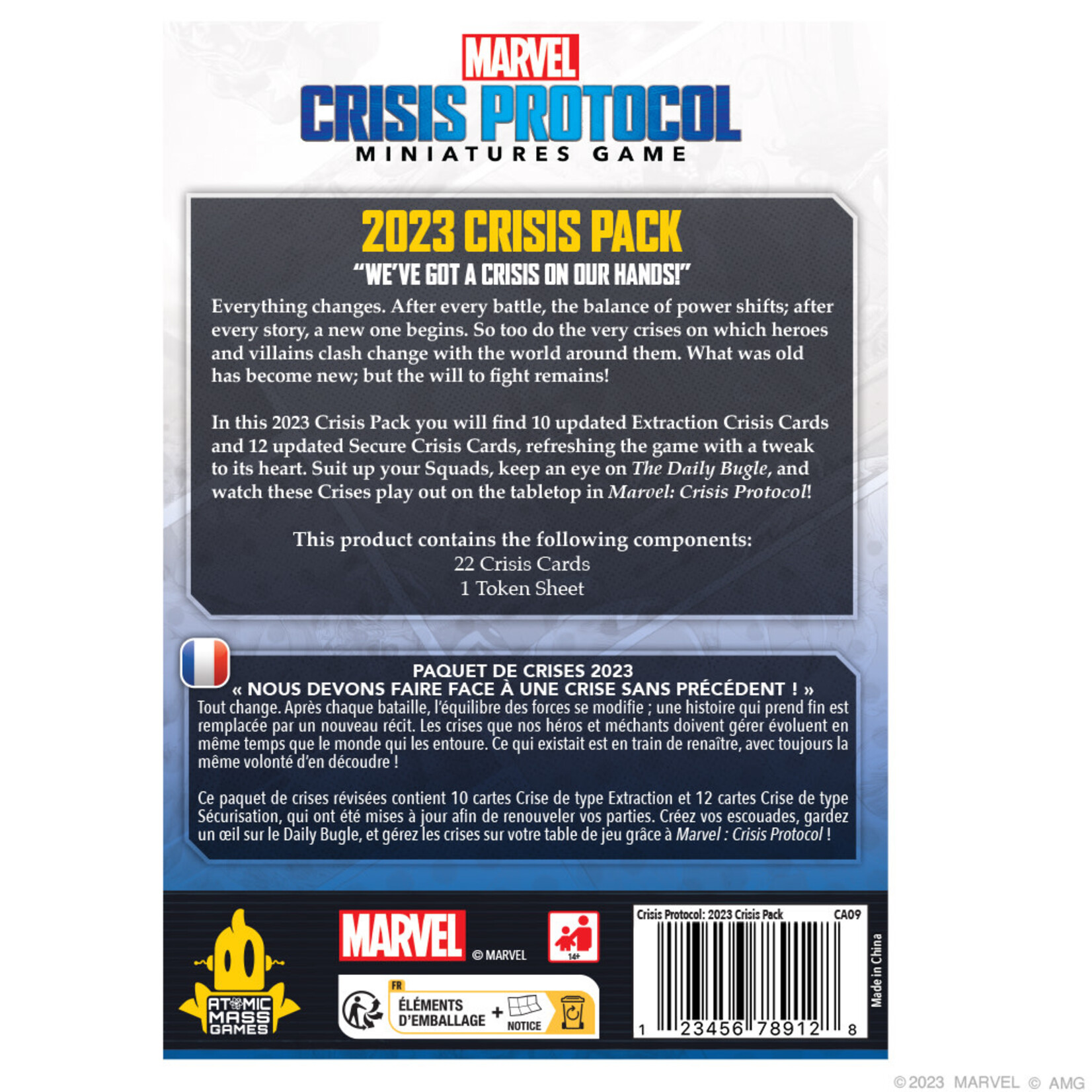 Atomic Mass Games Marvel: Crisis Protocol: 2023 Crisis Pack