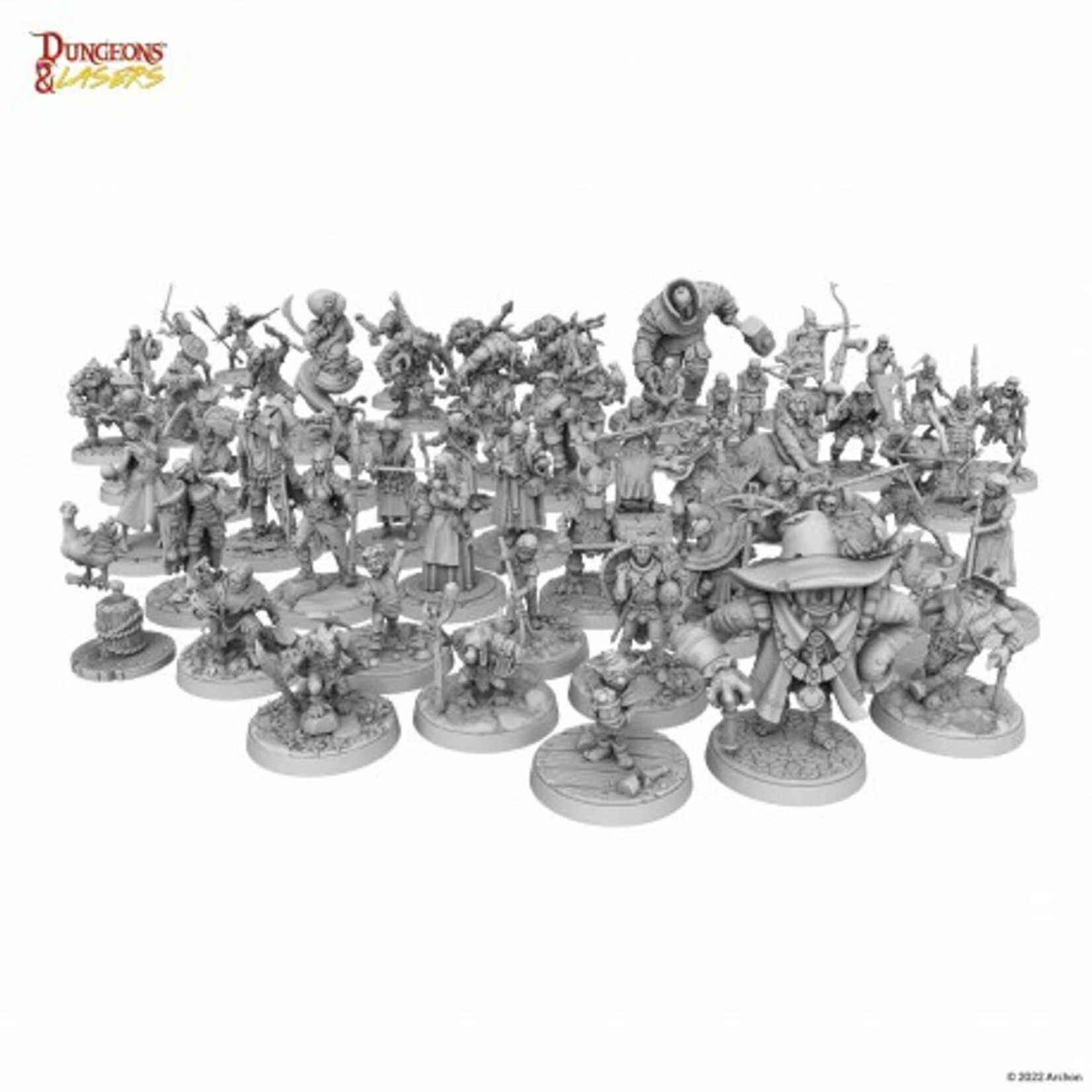Archon Studios Dungeons & Lasers: NPC Miniature Pack