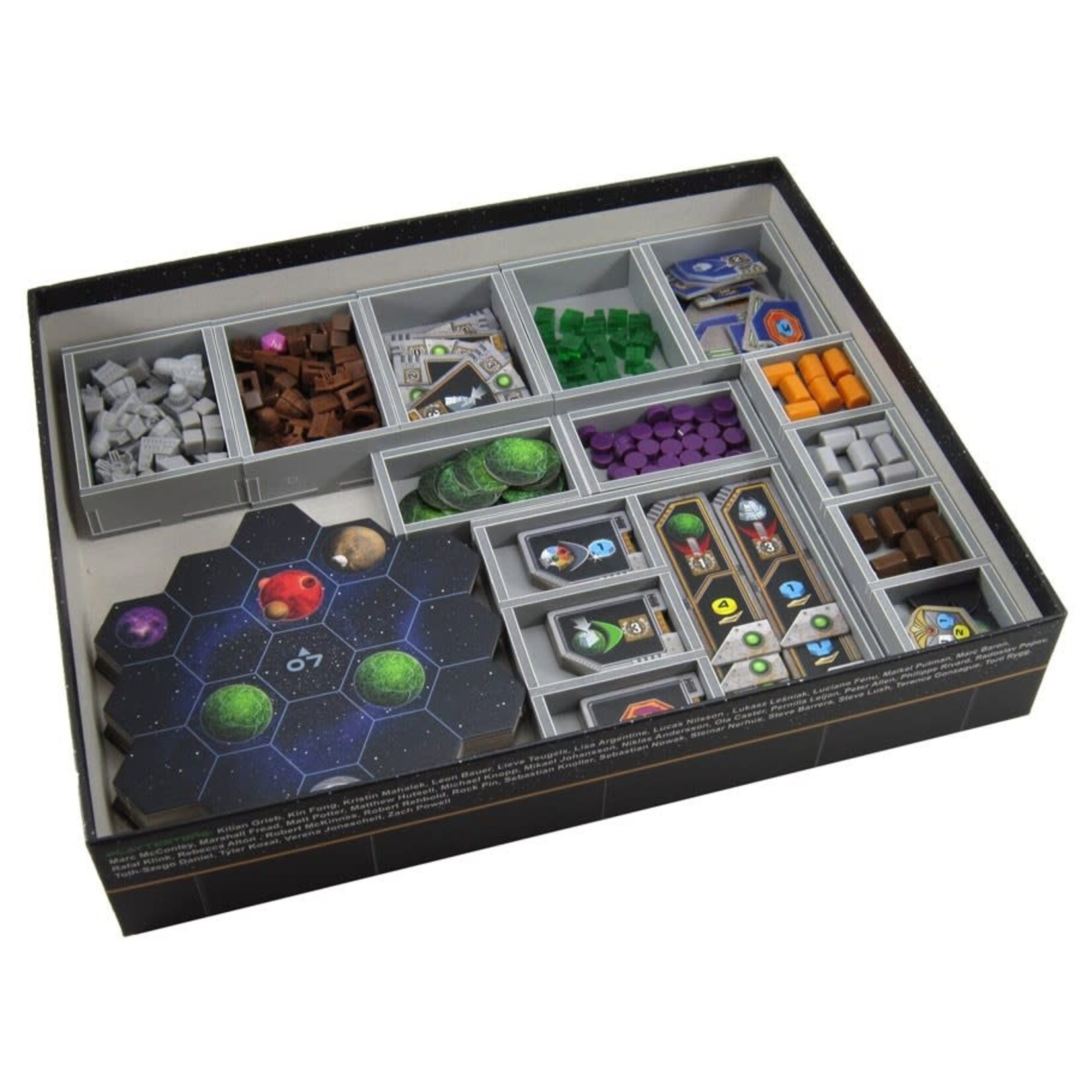 Folded Space Board Game Box Insert: Gaia Project