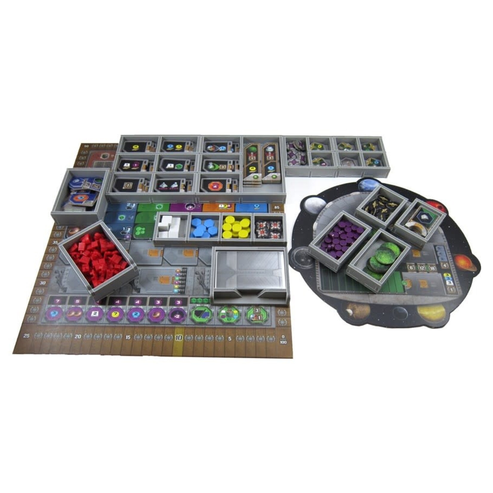 Folded Space Board Game Box Insert: Gaia Project