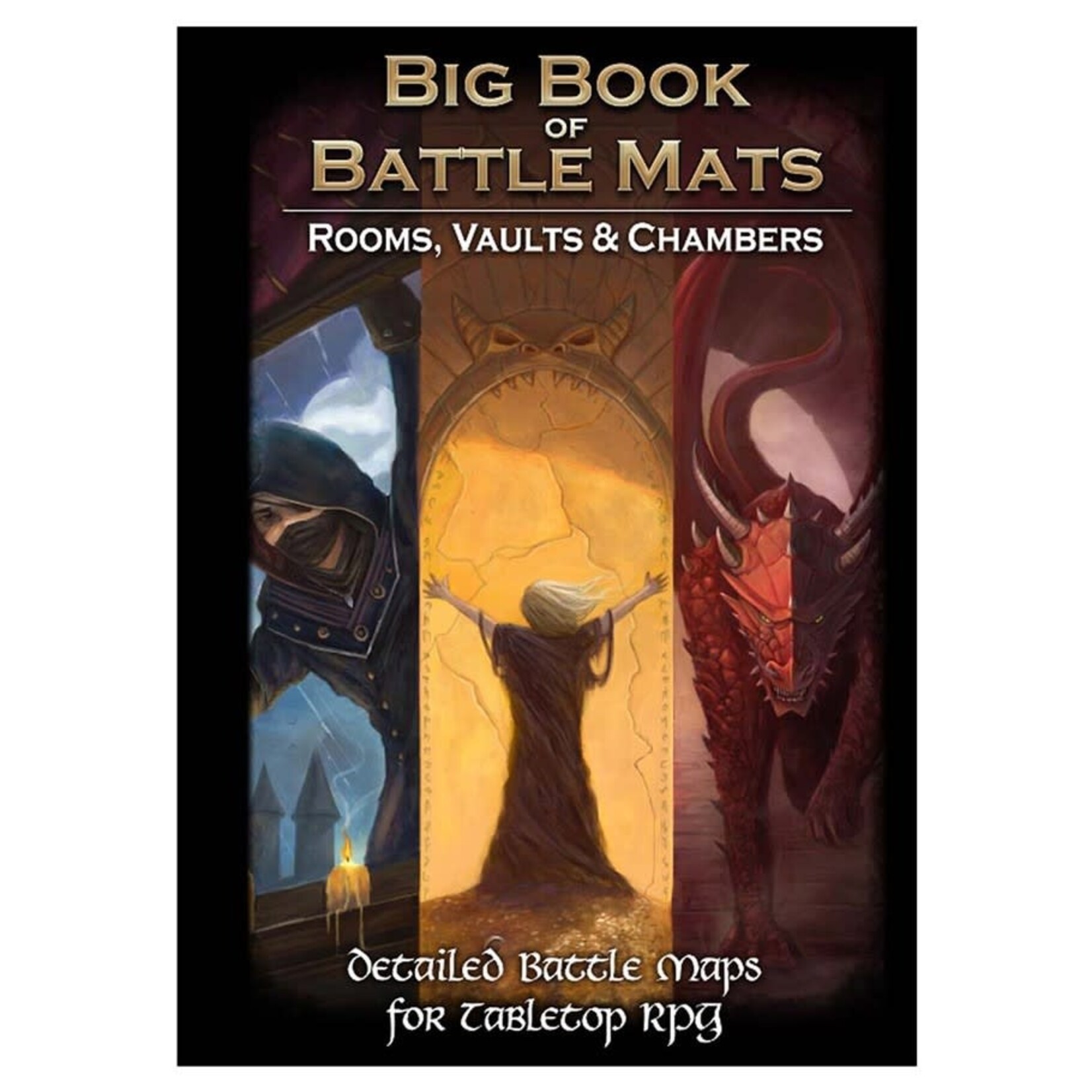 Loke Battle Mats Big Book of Battle Mats: Rooms, Vaults & Chambers