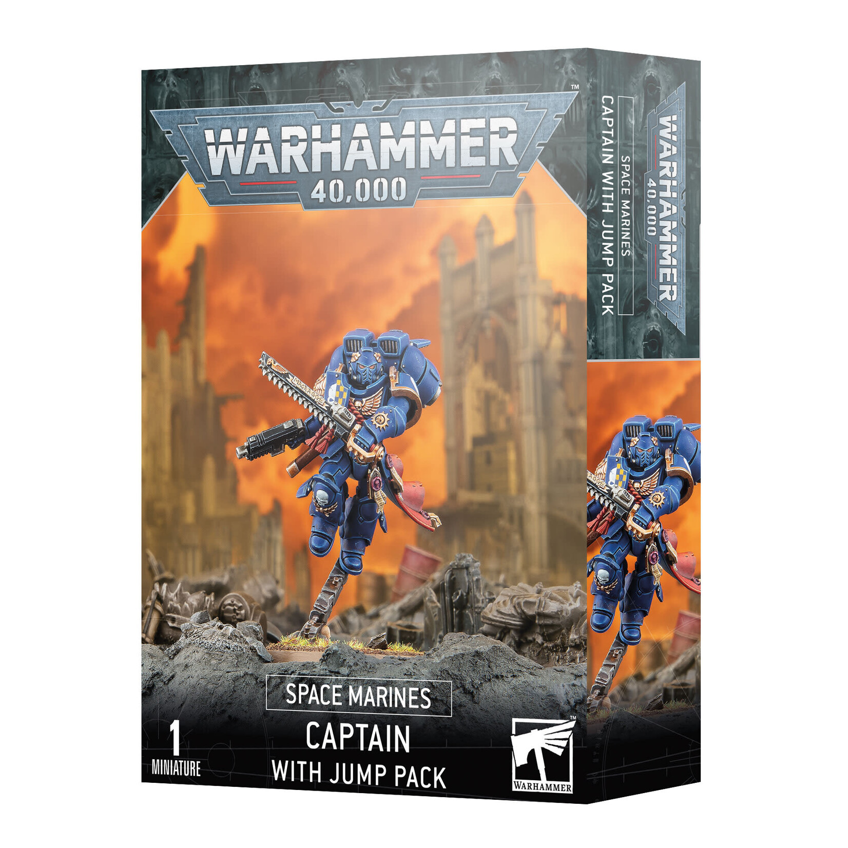 Citadel Warhammer 40K: Space Marines: Captain with Jump Pack