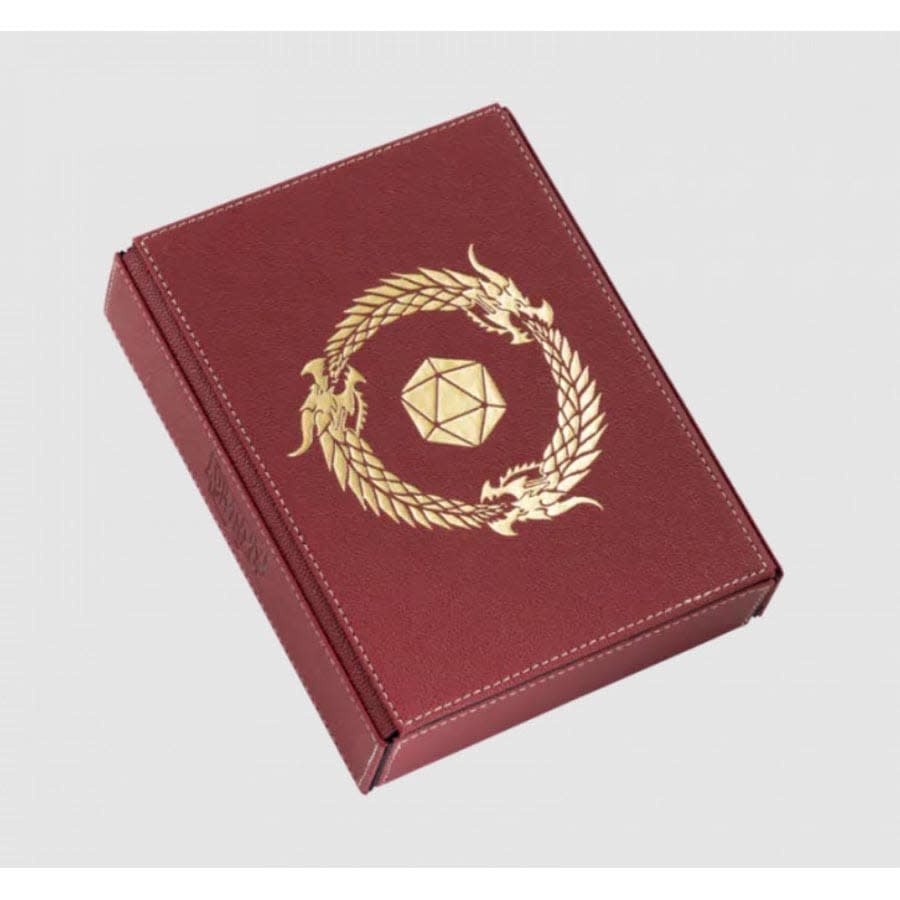 Dragon Shield RPG Player Companion – Boîte De Rangement Et Plateau De Dés Blood Red – Pour D&D Et JDR