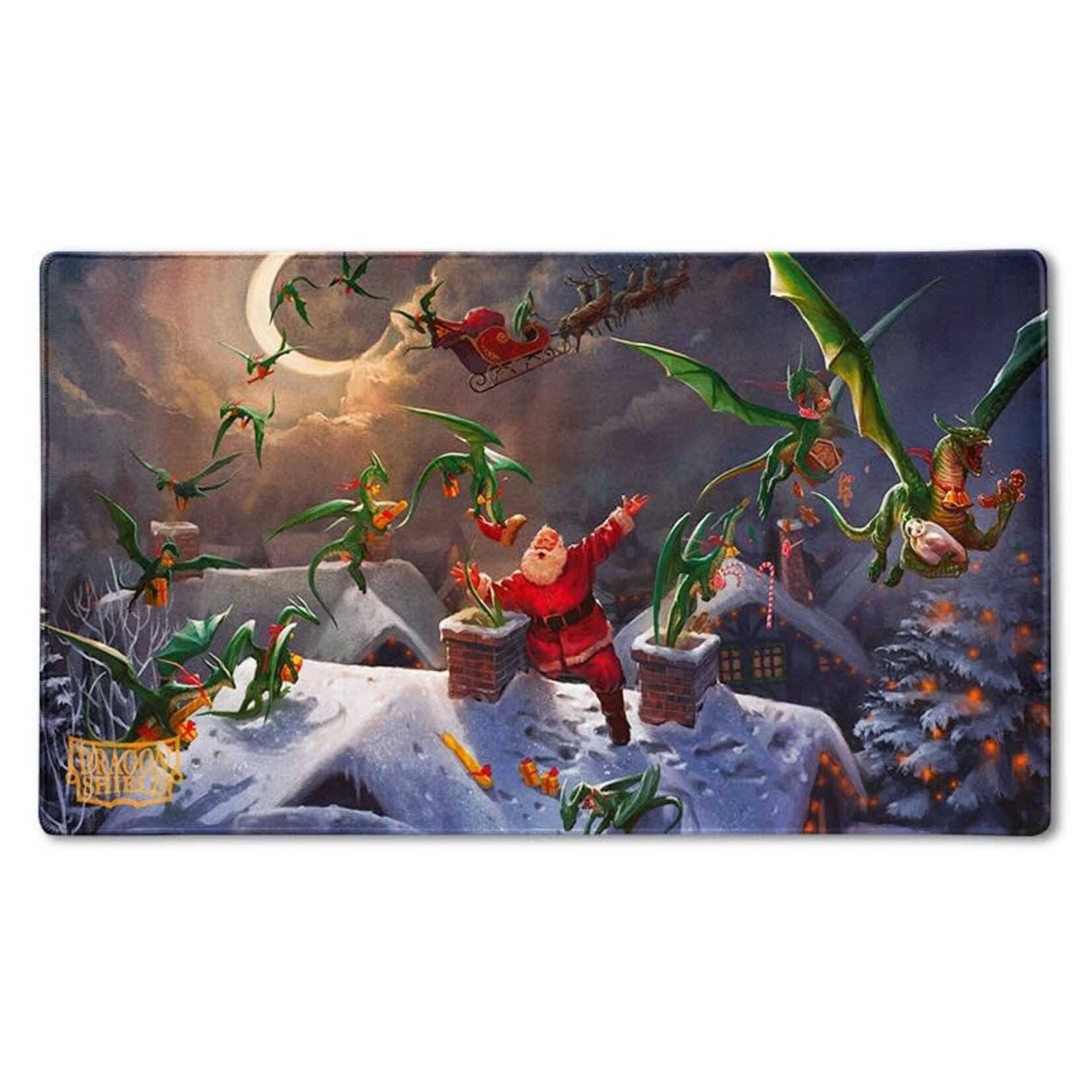 Arcane Tinmen Playmat + Tube: Dragon Shield: Christmas 2023