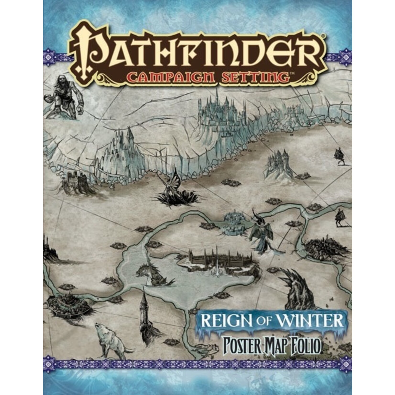 Paizo Inc Pathfinder: Reign of Winter Poster Map Folio
