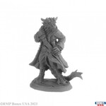 Reaper Miniatures Bones: Captain Blackscale, Dragonfolk