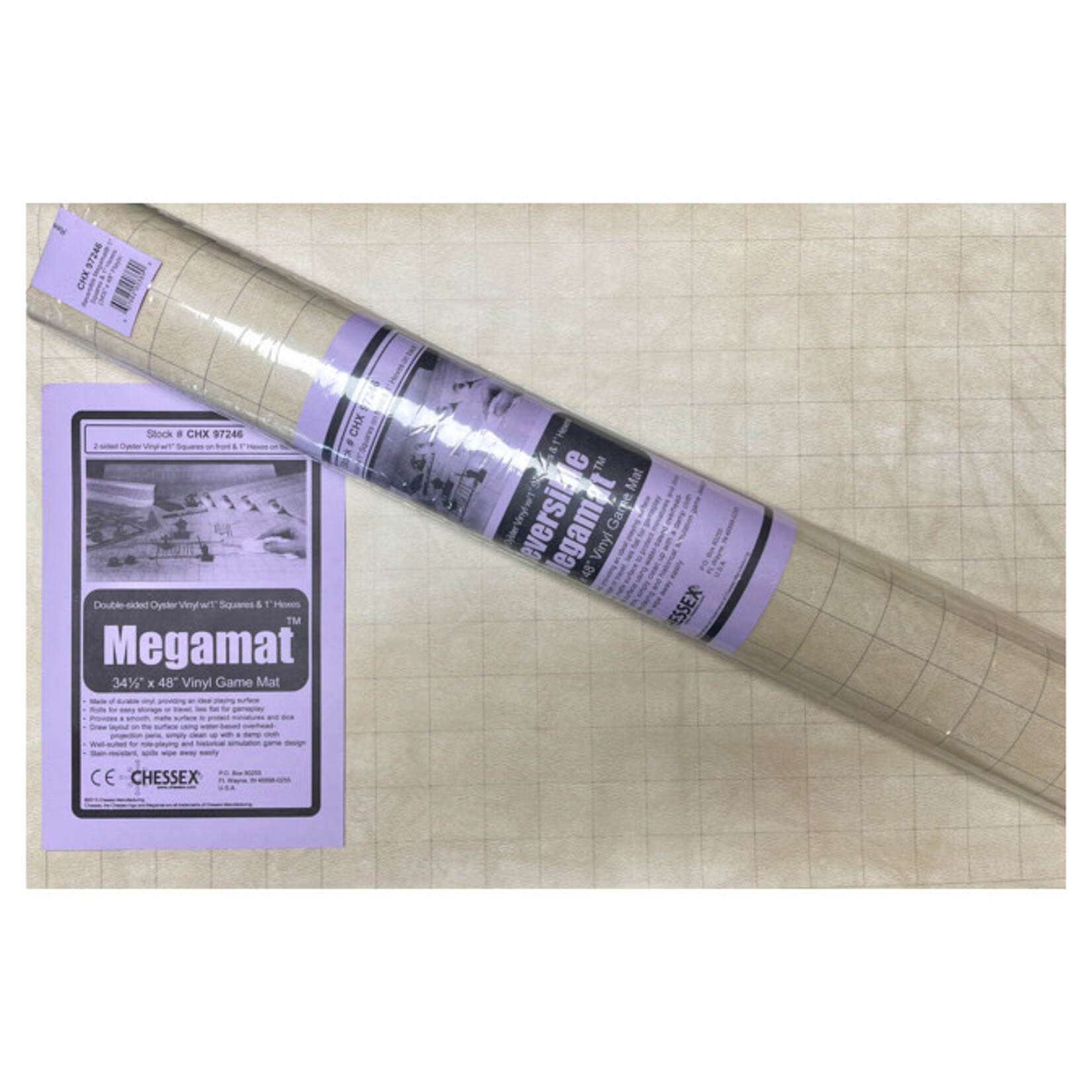 Chessex Reversible Megamat: 34-1/2" x 48" Vinyl Game Mat