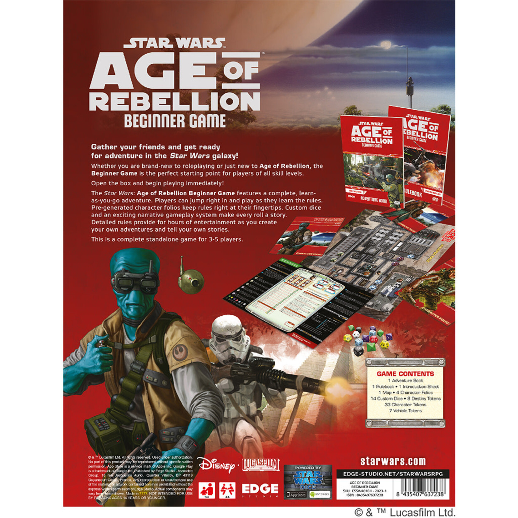 Edge Star Wars: Age of Rebellion Beginner Game