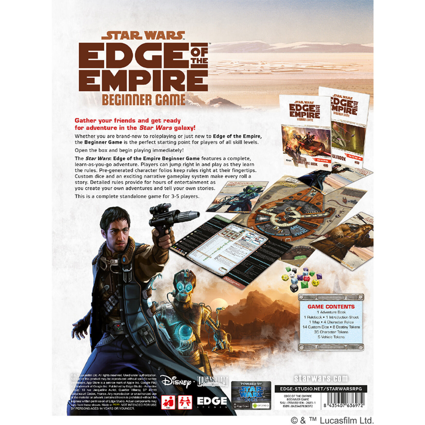 Edge Star Wars: Edge of the Empire Beginner Game