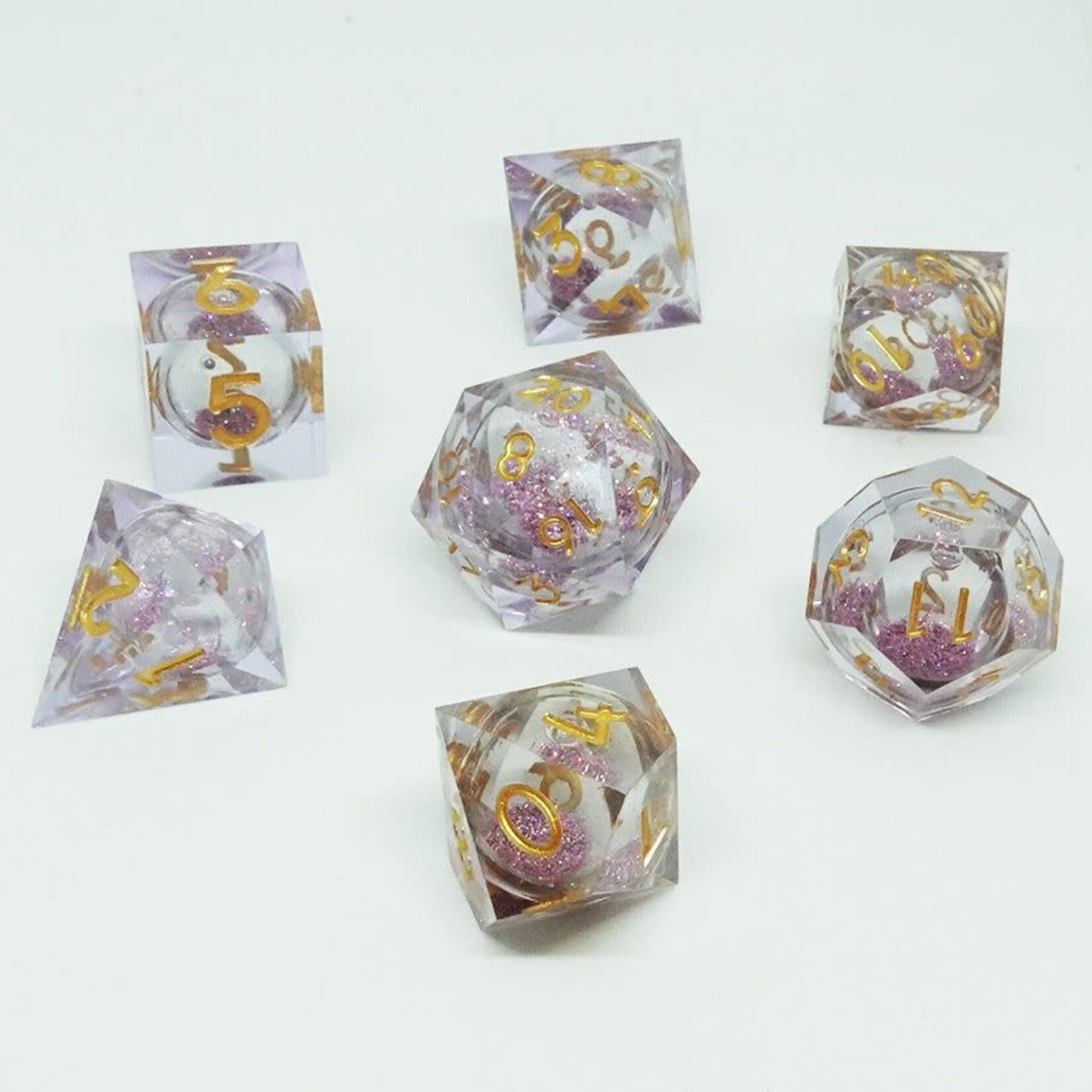 Chronicle RPG Accessories Pty Ltd Liquid Core 7-Die Set: Molten Constellation