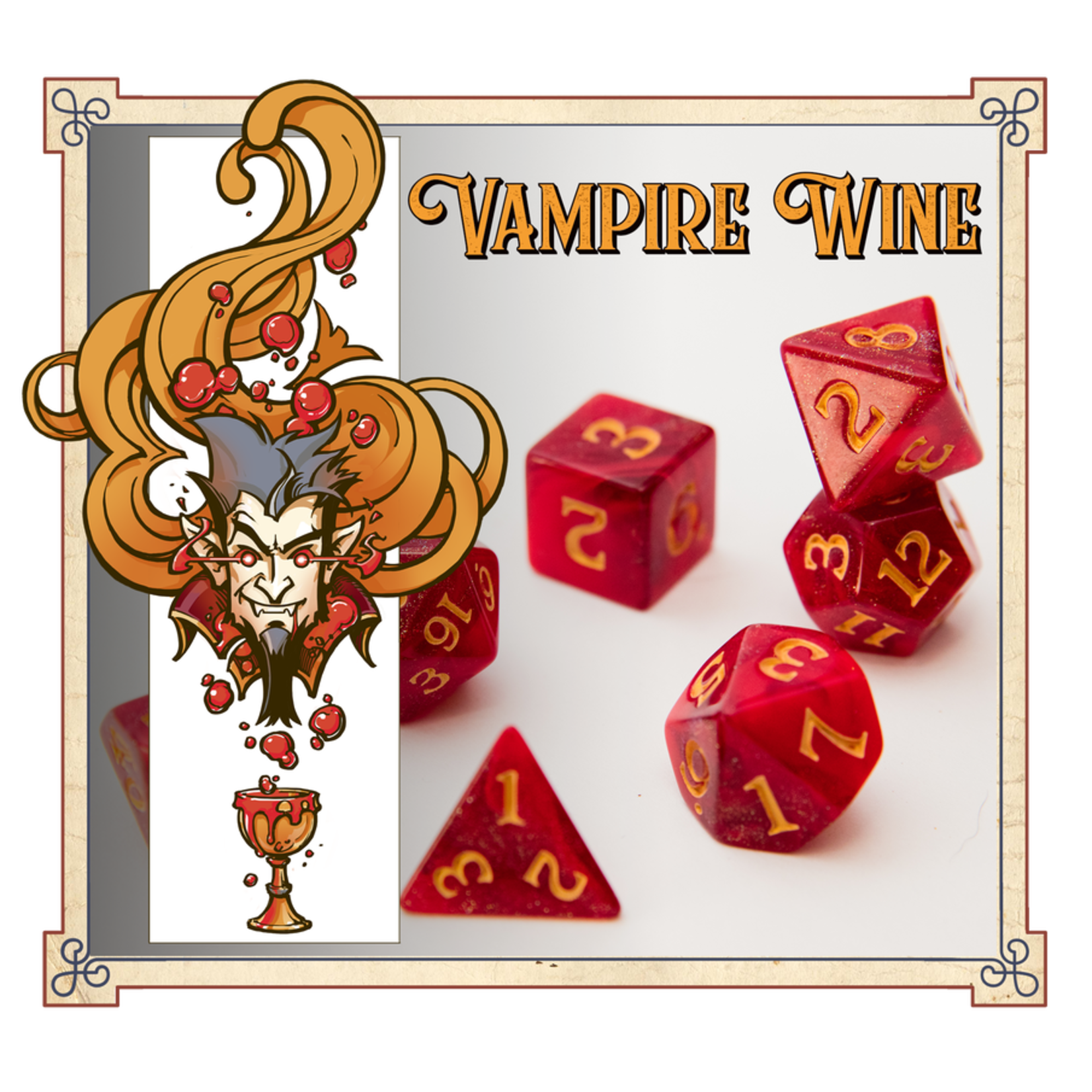 Studio Woe LLC Baron Smellybones Scented Dice: Vampire Wine