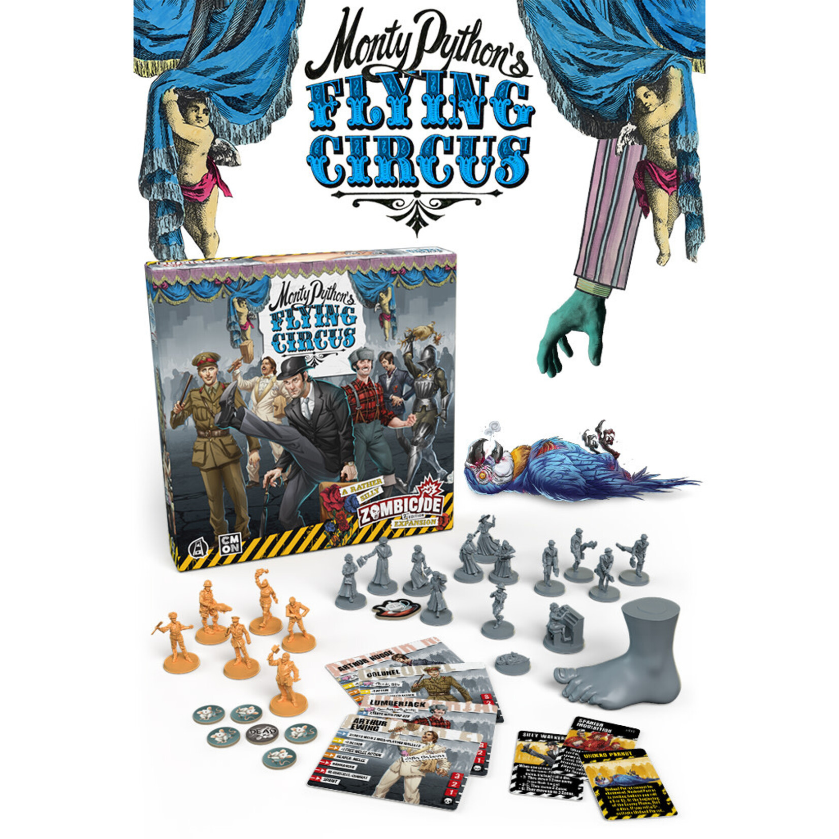 CMON Zombicide: Monty Python's Flying Circus Expansion