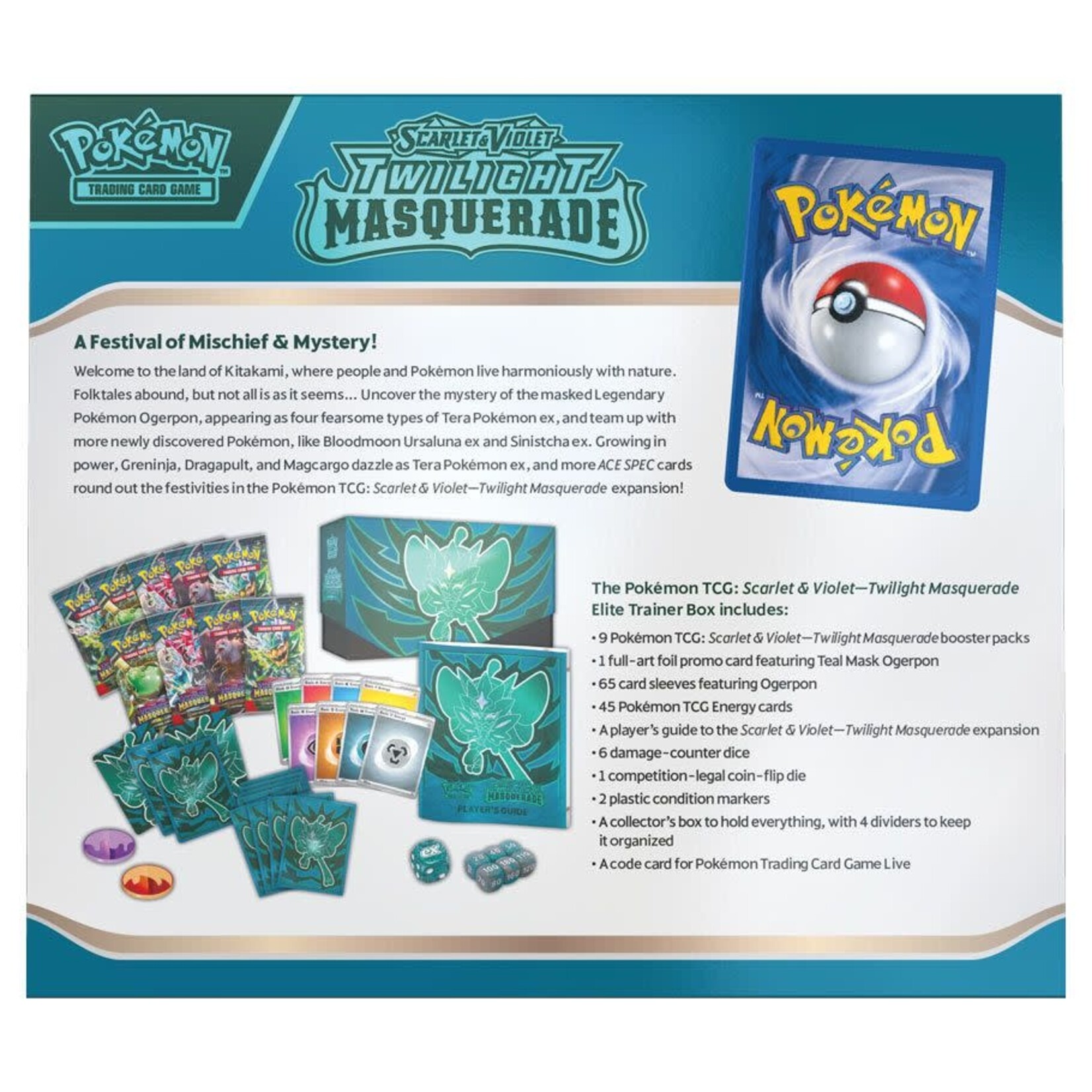 The Pokemon Company International Pokémon: Scarlet & Violet: Twilight Masquerade Elite Trainer Box