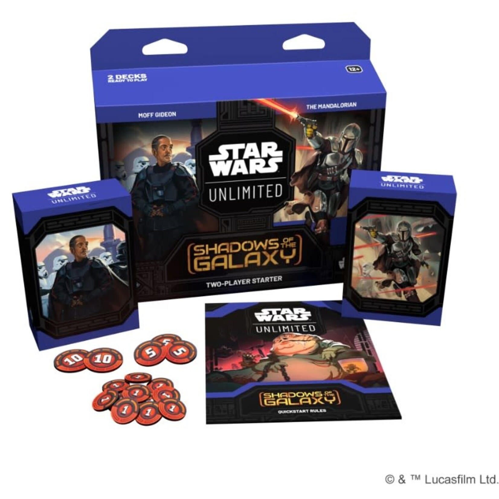 Fantasy Flight Games Star Wars: Unlimited: Shadows of the Galaxy Two-Player Starter
