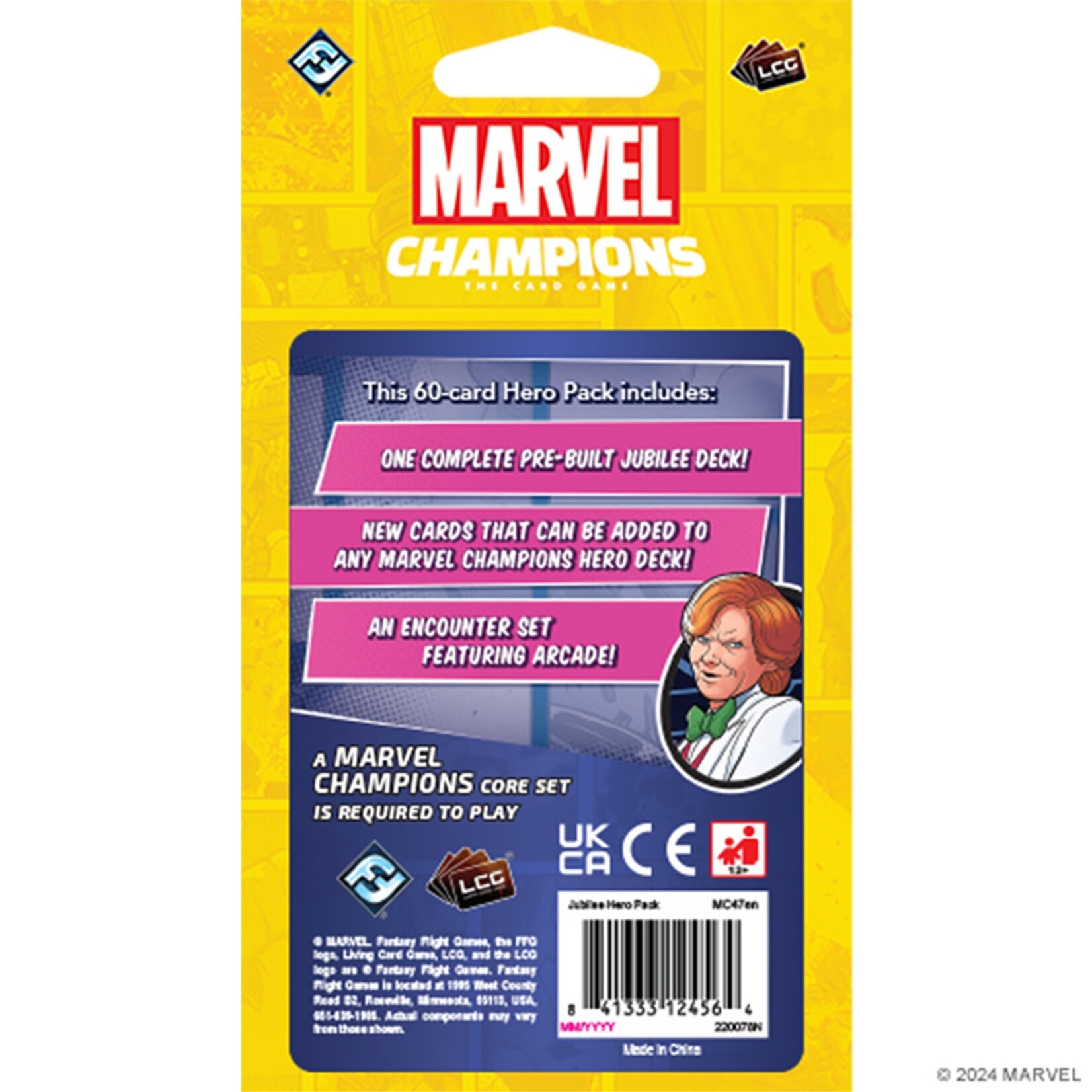Fantasy Flight Games Marvel Champions: Jubilee Hero Pack