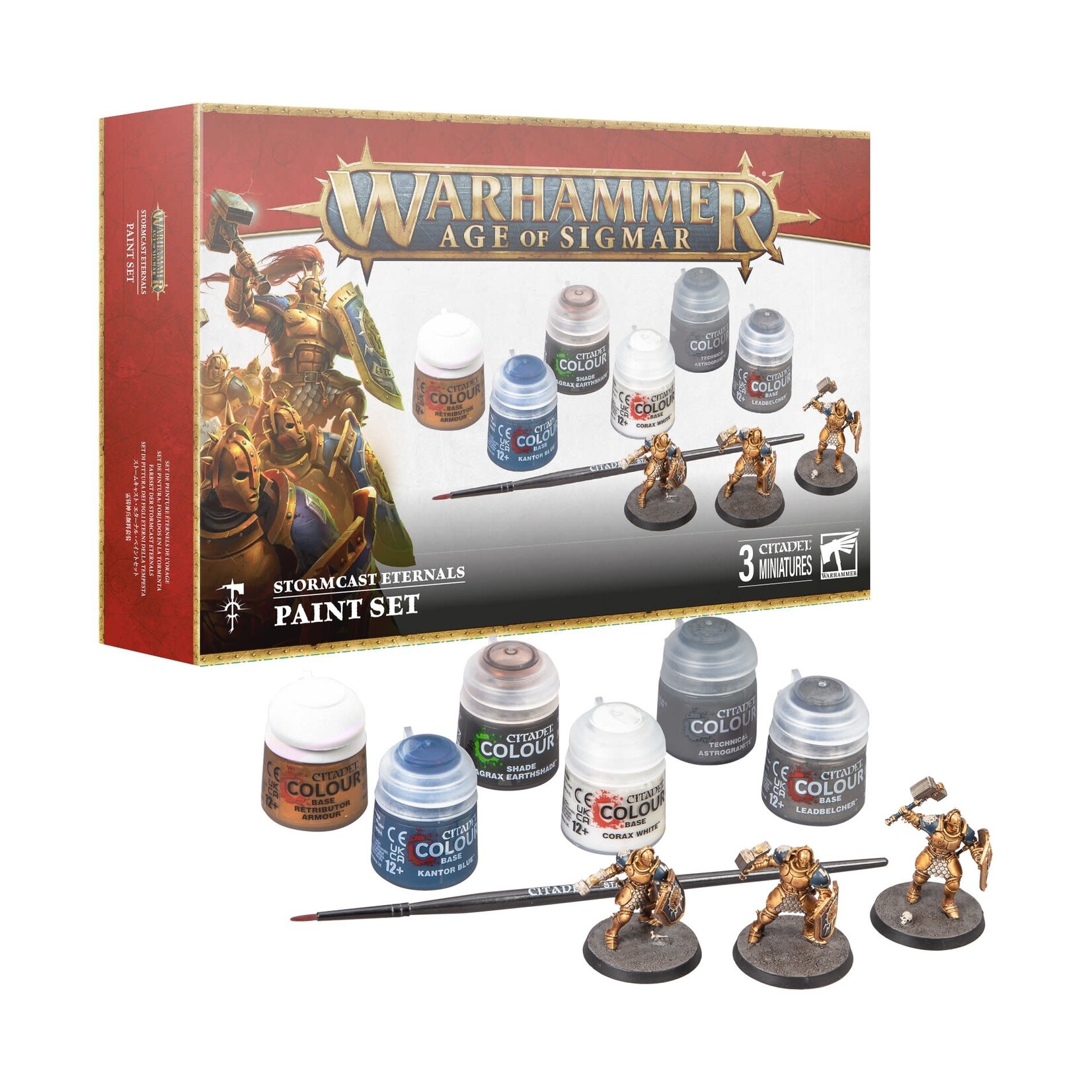 Games Workshop Warhammer Age of Sigmar: Stormcast Eternals: Paint Set
