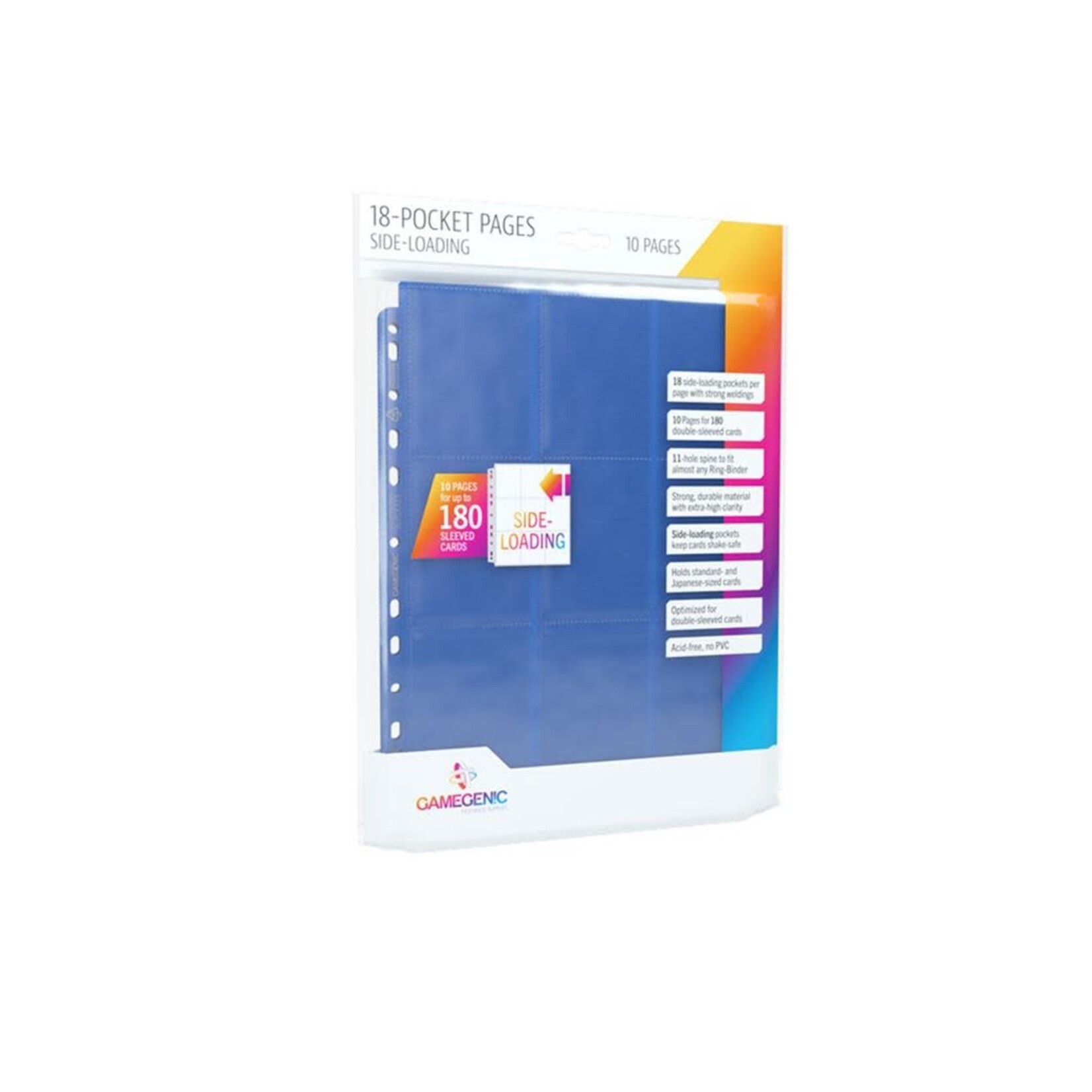 Gamegenic Sideloading 18-Pocket Pages: 10 page pack