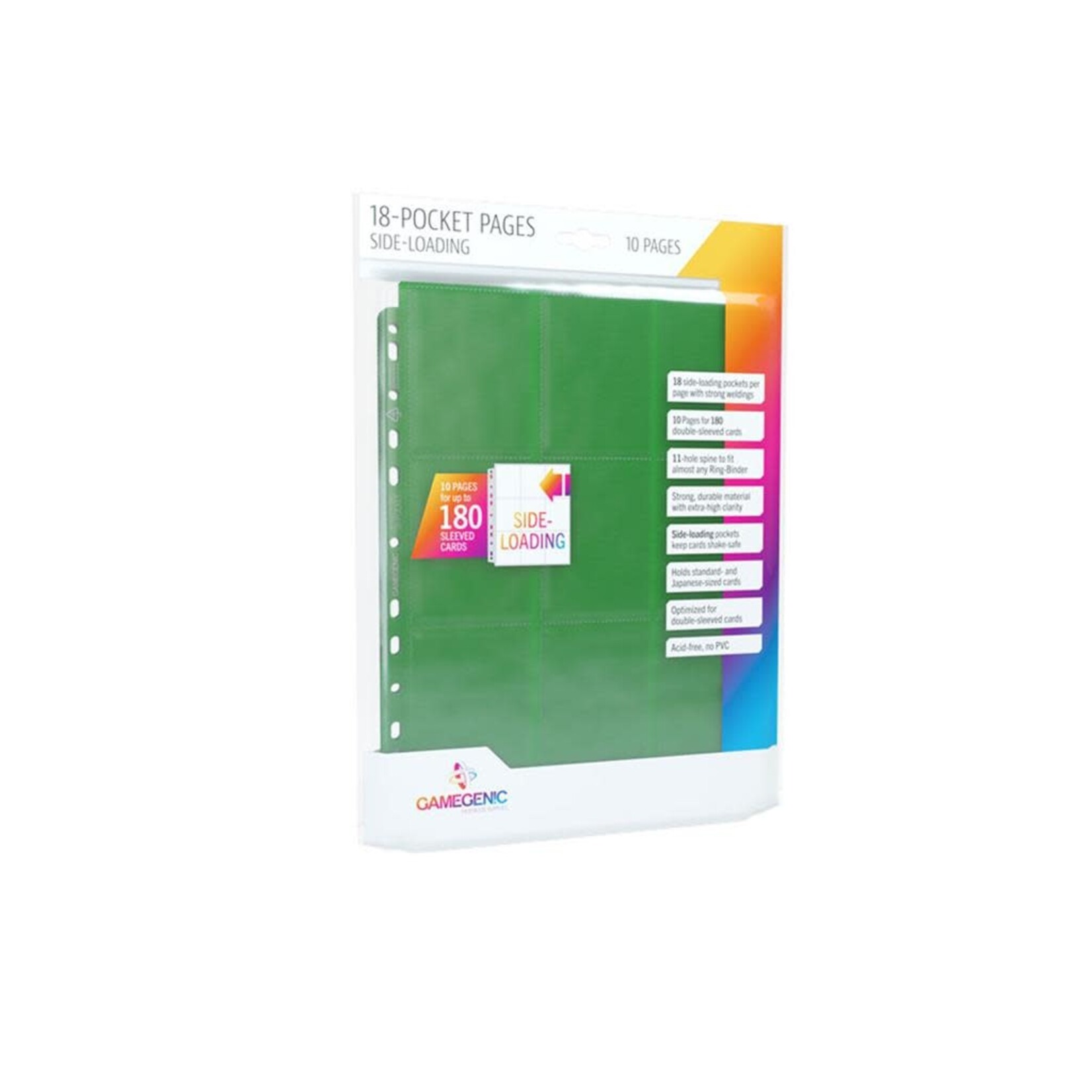 Gamegenic Sideloading 18-Pocket Pages: 10 page pack