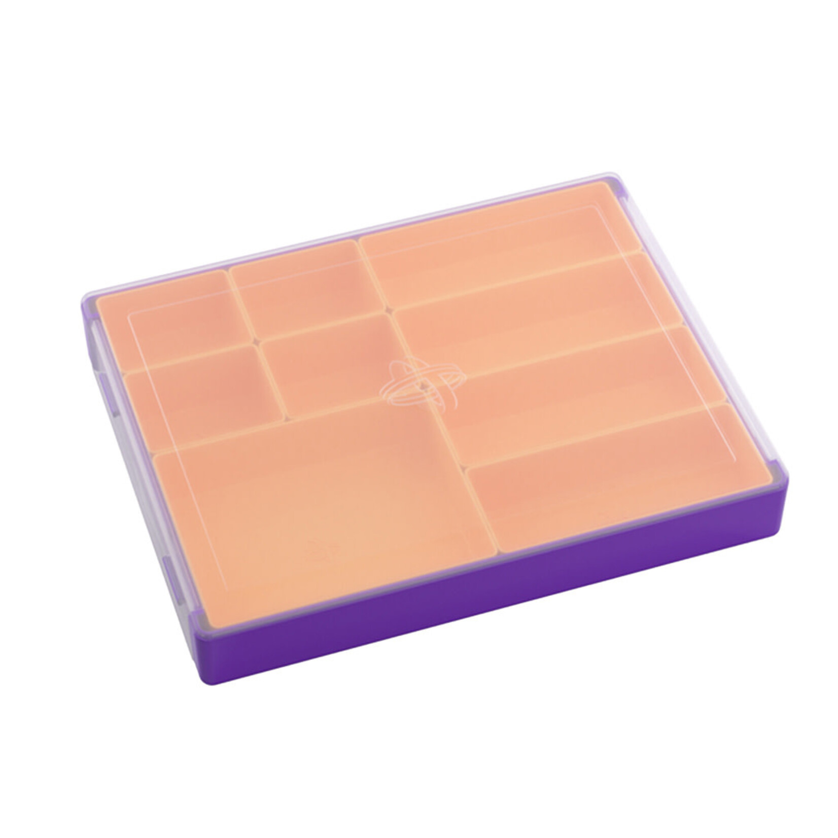 Gamegenic Token Silo: Purple with Orange Inserts