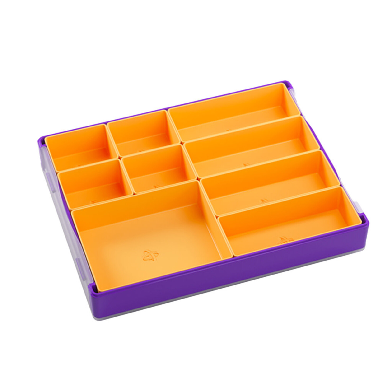 Gamegenic Token Silo: Purple with Orange Inserts