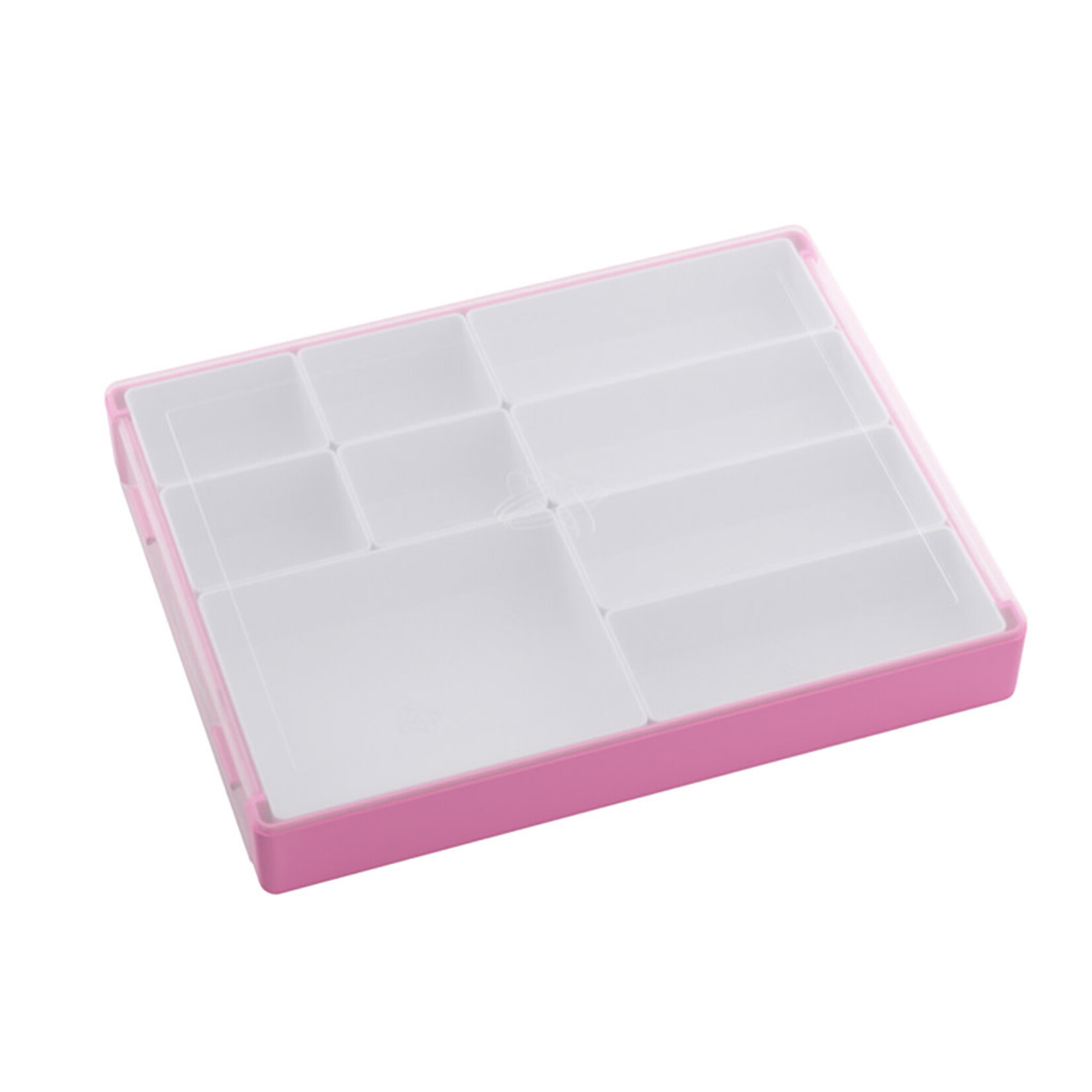 Gamegenic Token Silo: Pink with White Inserts