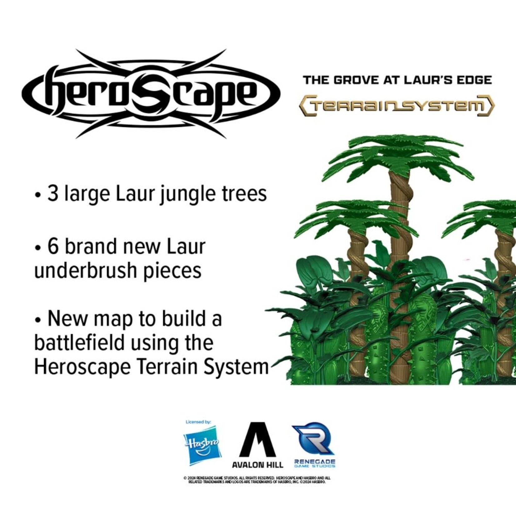 Renegade Game Studios Heroscape: The Grove at Laur's Edge Terrain System