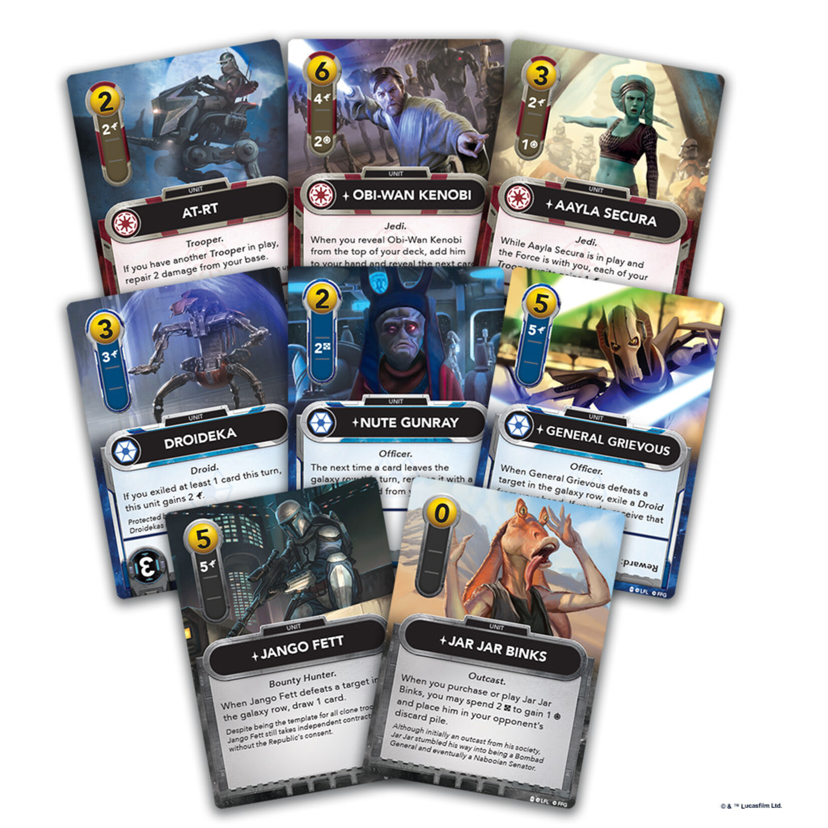 Fantasy Flight Games Star Wars: The Deckbuilding Game: Clone Wars Edition