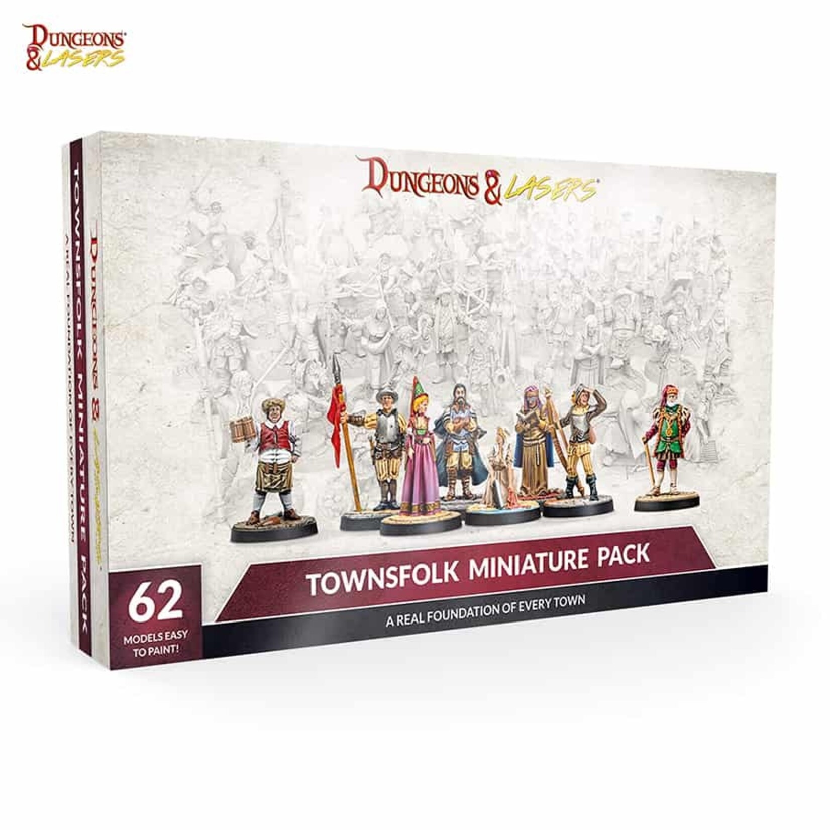Archon Studios Dungeons & Lasers: Townsfolk Miniature Pack