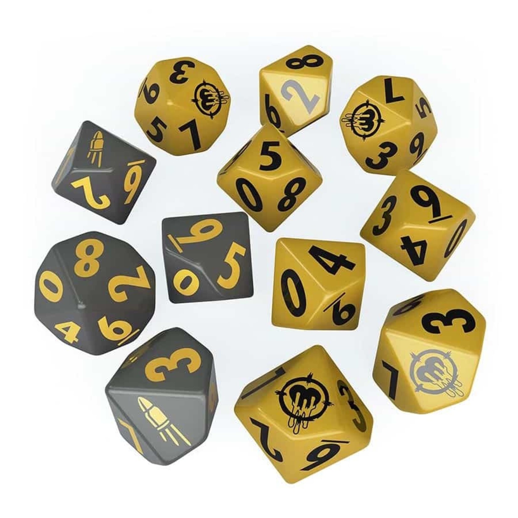 Modiphius Entertainment Fallout Factions Dice Set