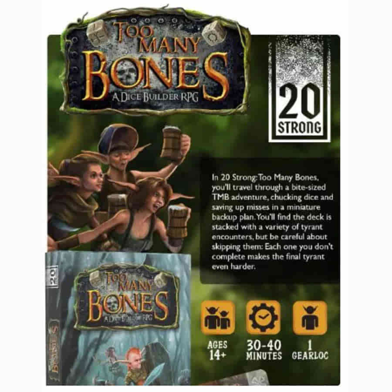 Chip Theory Games 20 Strong: Too Many Bones Expansion Deck