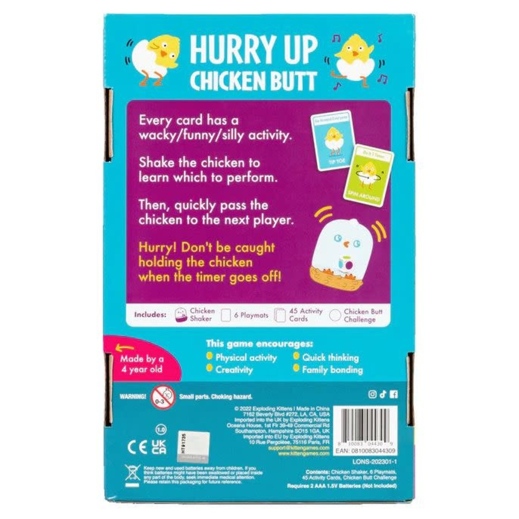 Exploding Kittens Hurry Up Chicken Butt