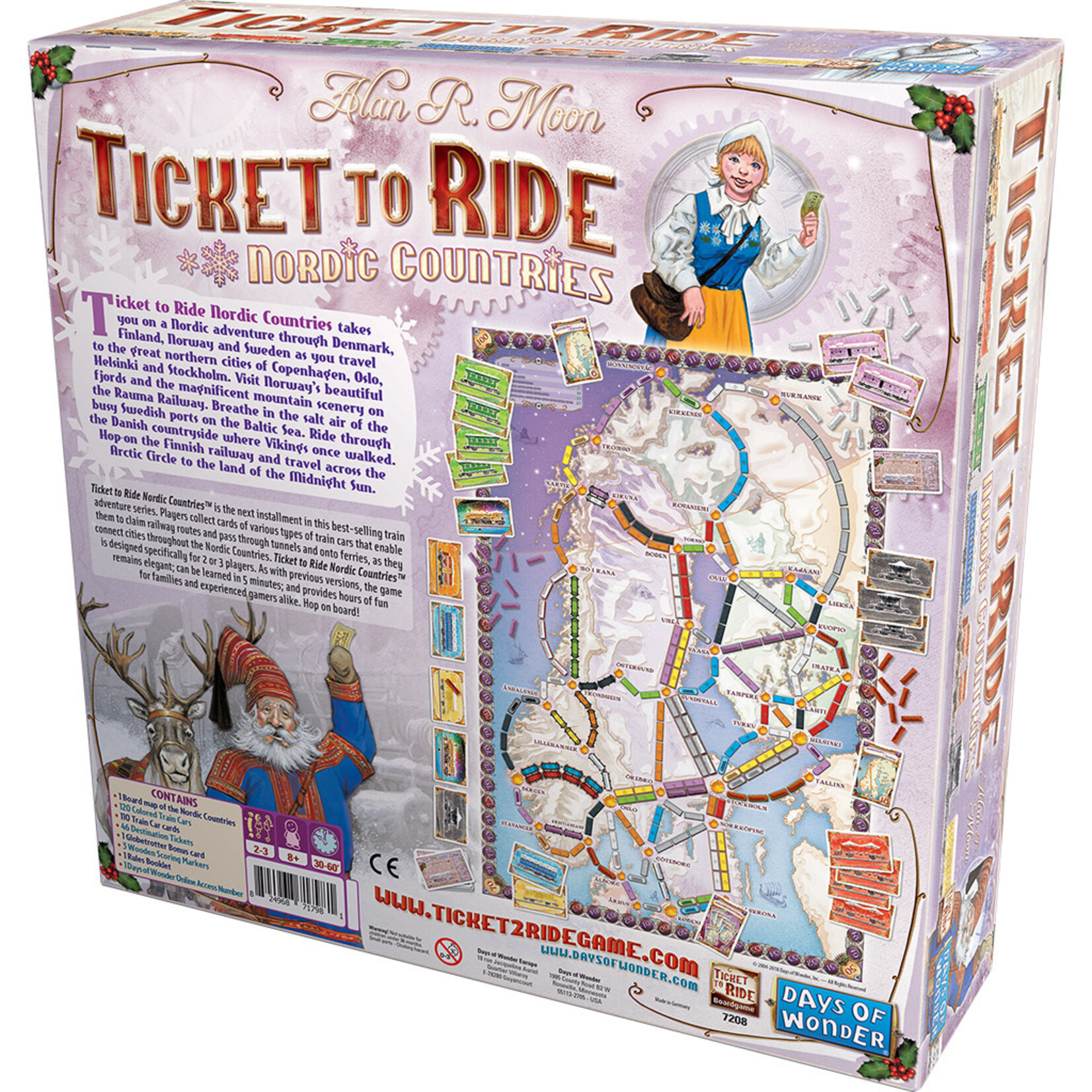 Days of Wonder Ticket to Ride: Nordic Countries