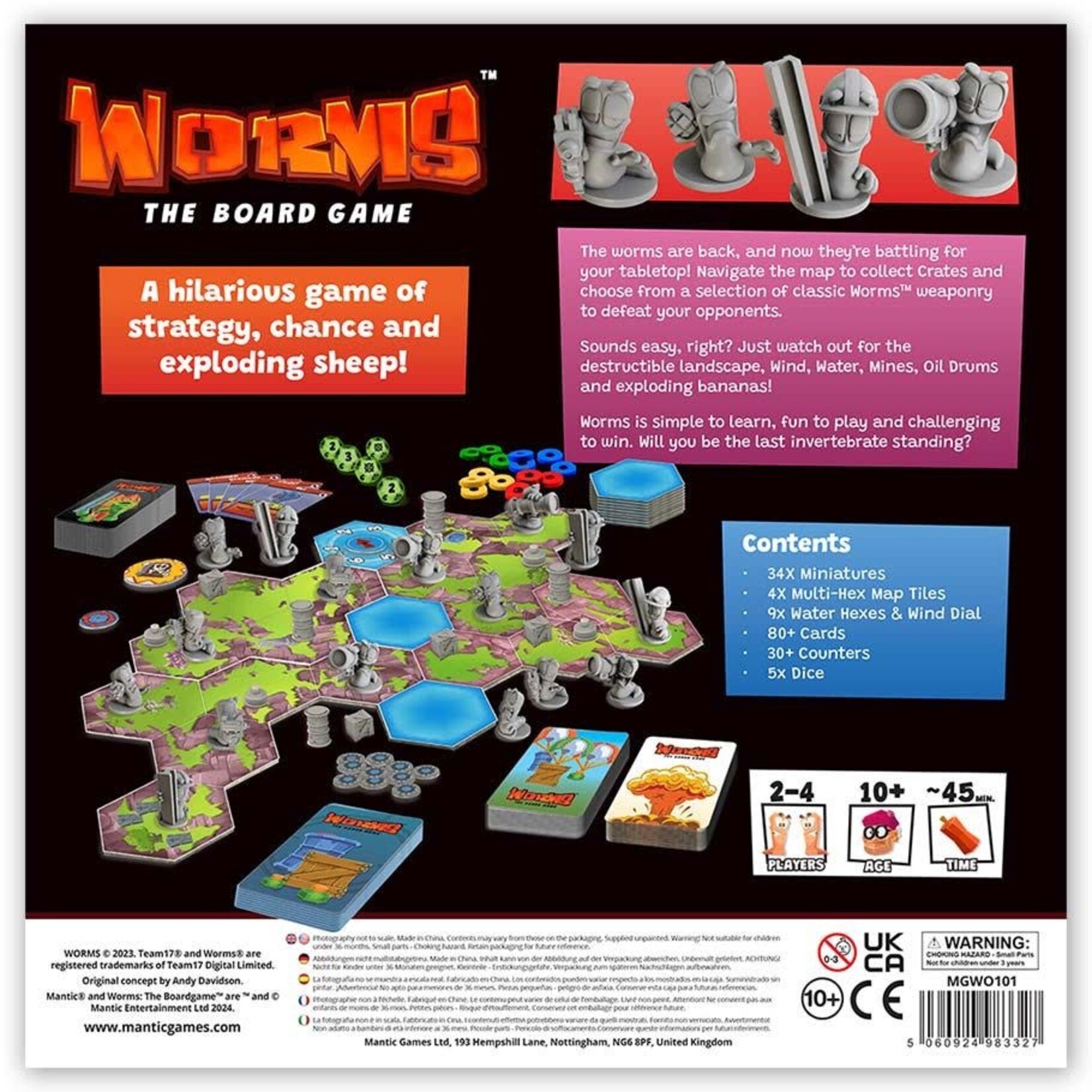 Mantic Entertainment Ltd. Worms: The Board Game