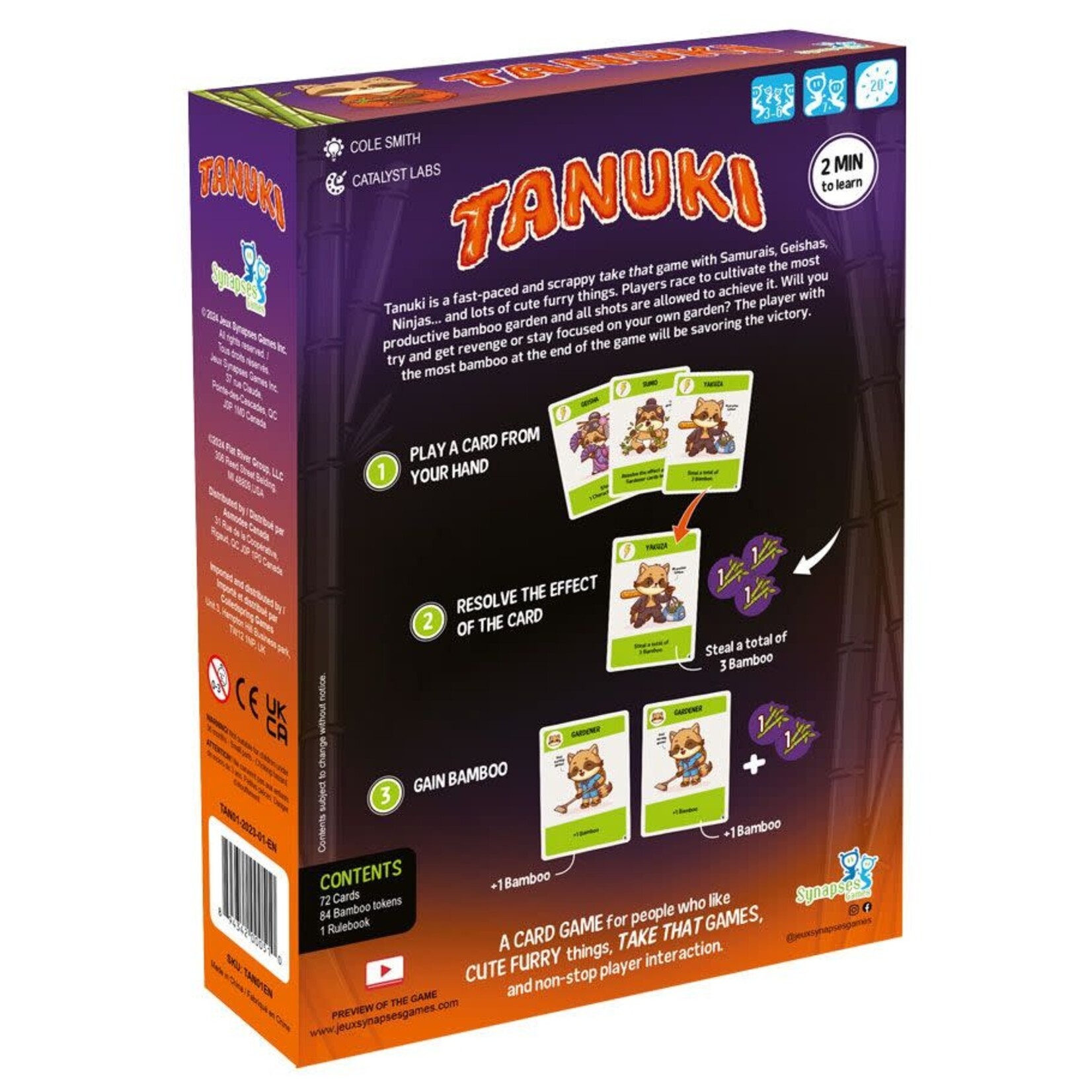 Synapses Games Tanuki