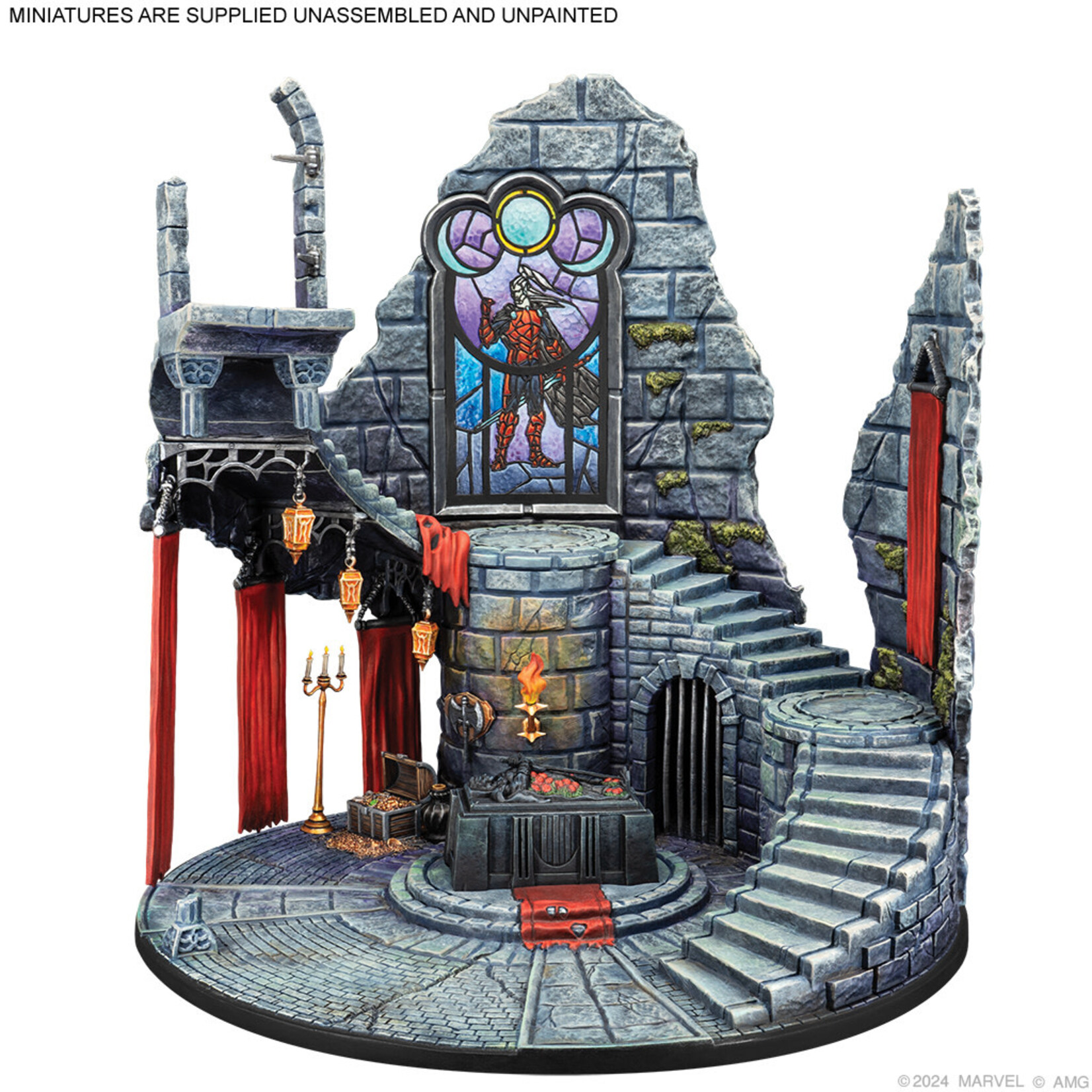 Atomic Mass Games Marvel: Crisis Protocol: Tomb of Dracula Terrain Pack