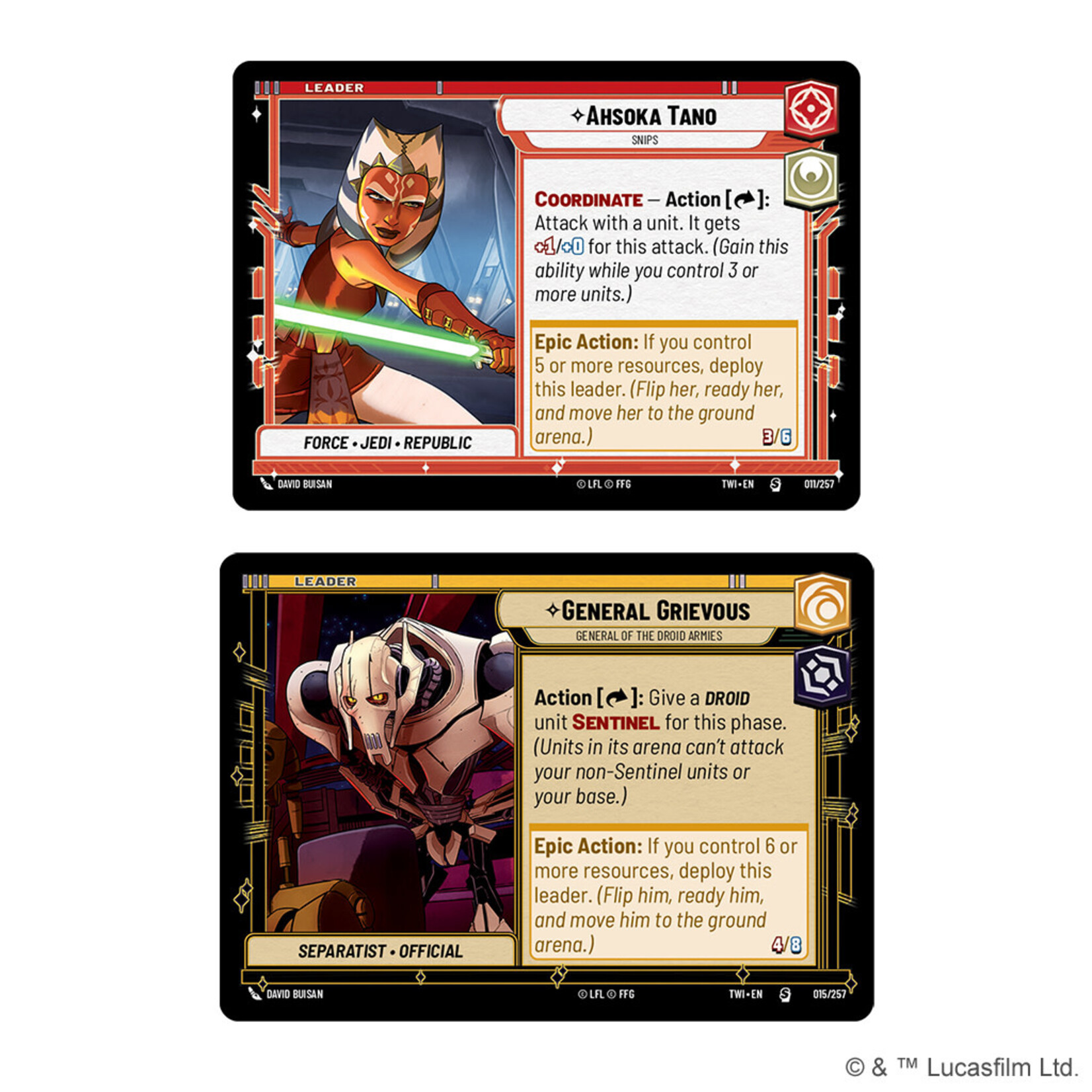 Fantasy Flight Games Star Wars: Unlimited: Twilight of the Republic Two-Player Starter