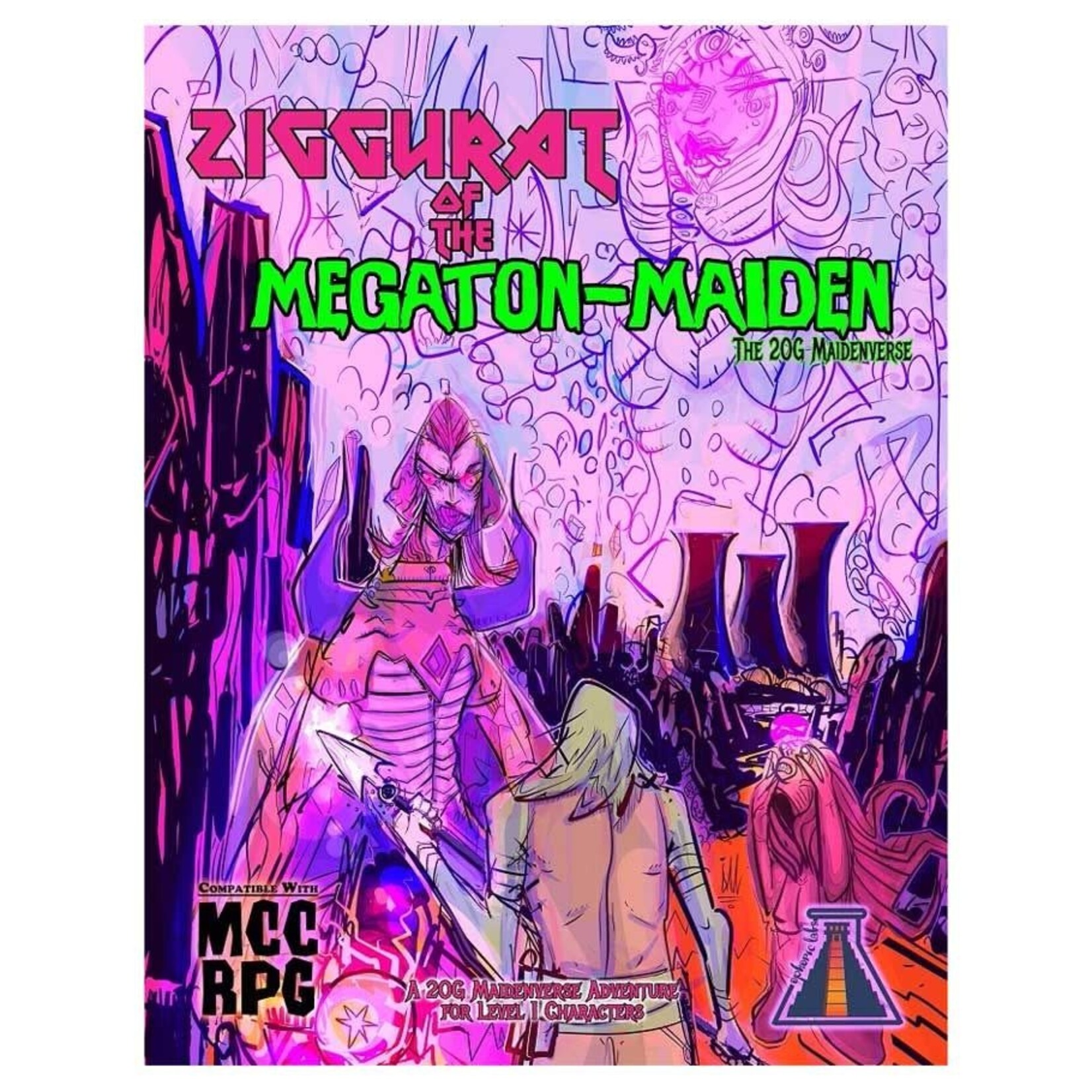 Ophoric Labs Ziggurat of the Megaton Maiden (Level 1 Adventure Compatible with MCC)