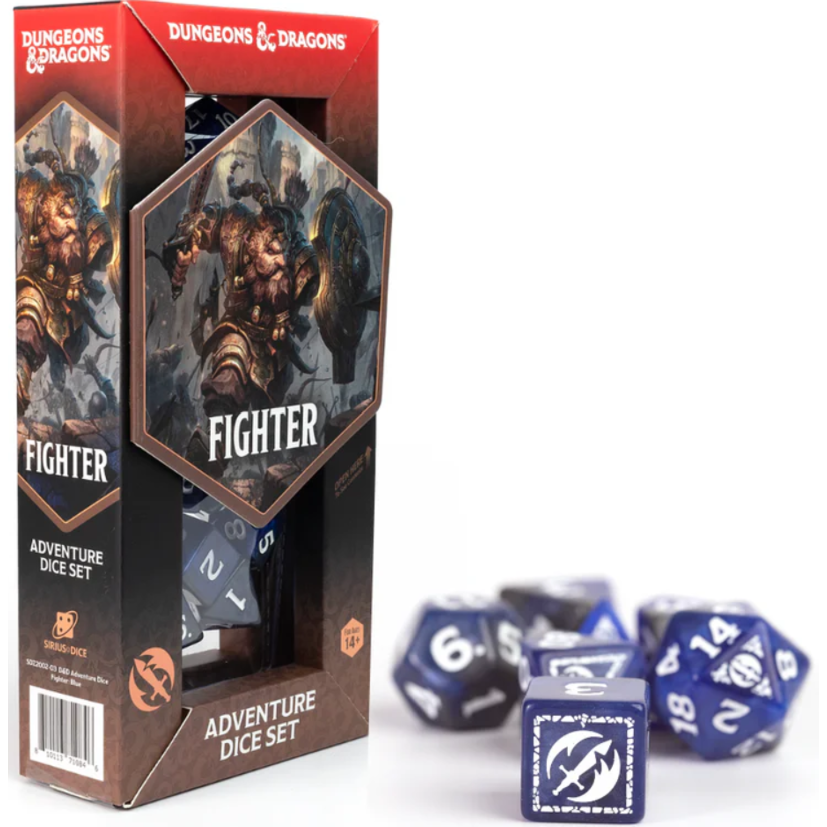 Sirius Dice Dungeons & Dragons Adventure Dice Fighter