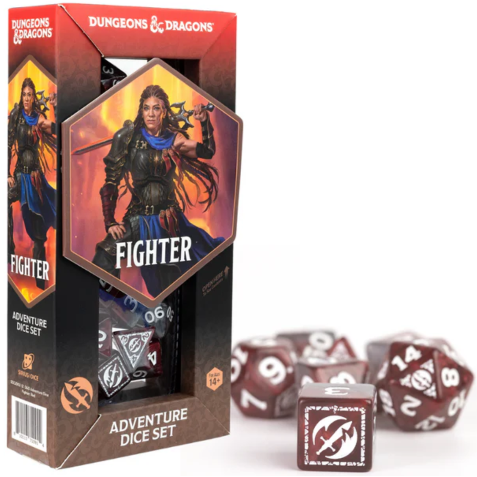 Sirius Dice Dungeons & Dragons Adventure Dice Fighter