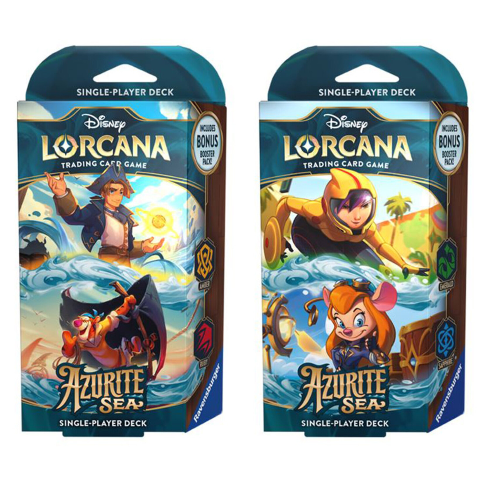 Ravensburger North America Disney Lorcana TCG: Azurite Sea Starter Deck