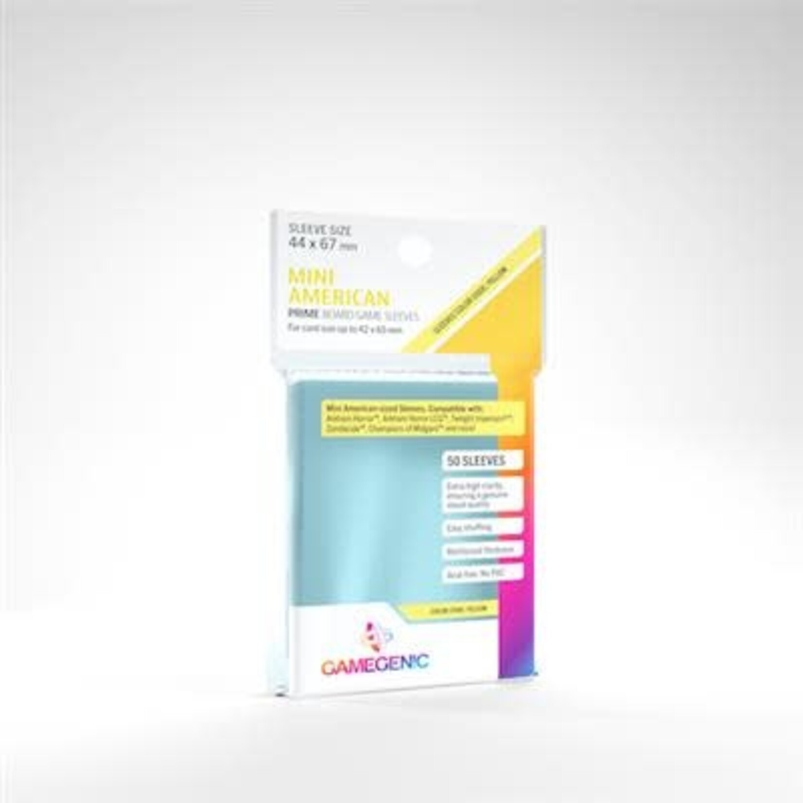Gamegenic PRIME Sleeves: Mini American (44 x 67 mm)