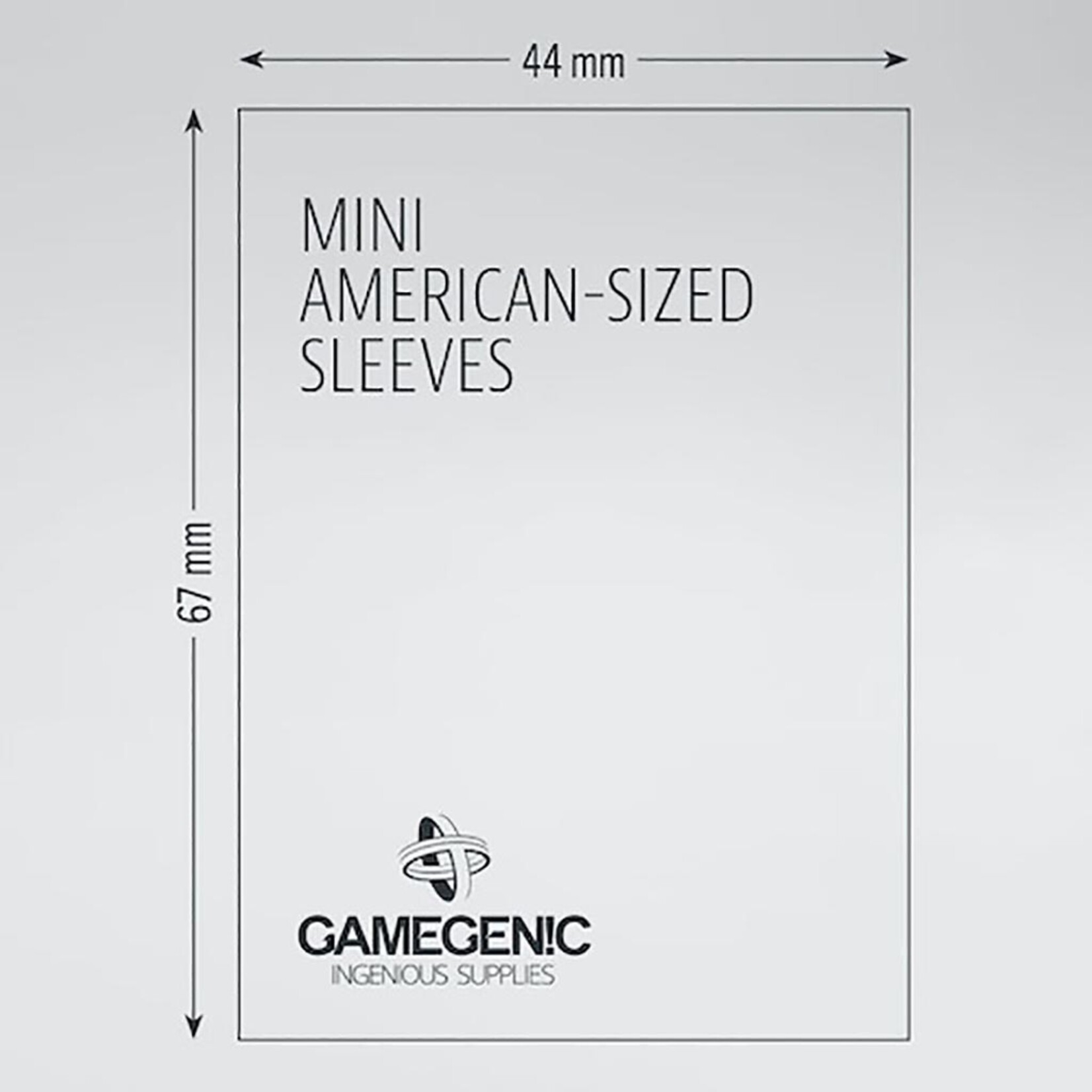 Gamegenic PRIME Sleeves: Mini American (44 x 67 mm)
