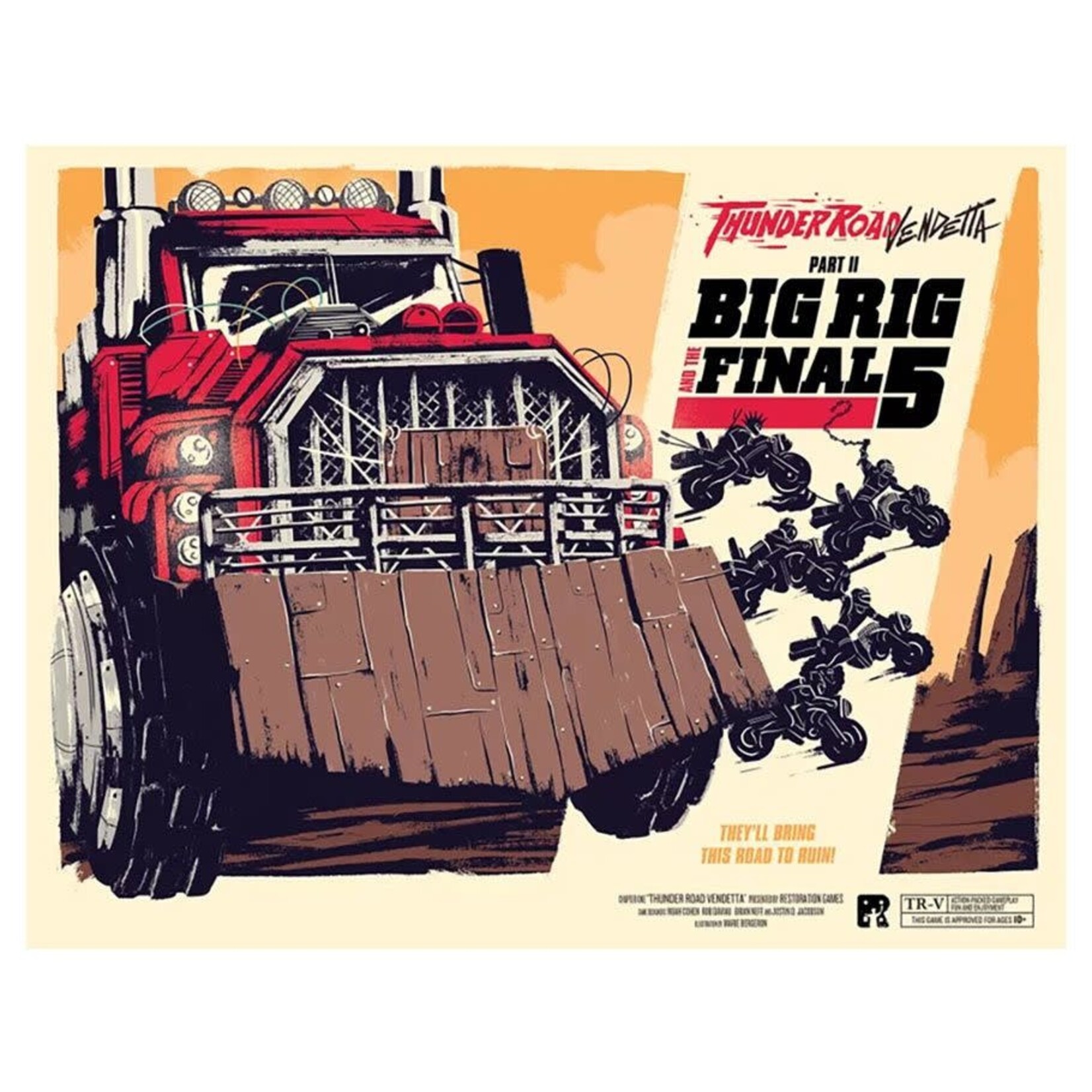 Restoration Games Thunder Road: Vendetta: Big Rig and the Final Five (Part 2 Expansion)