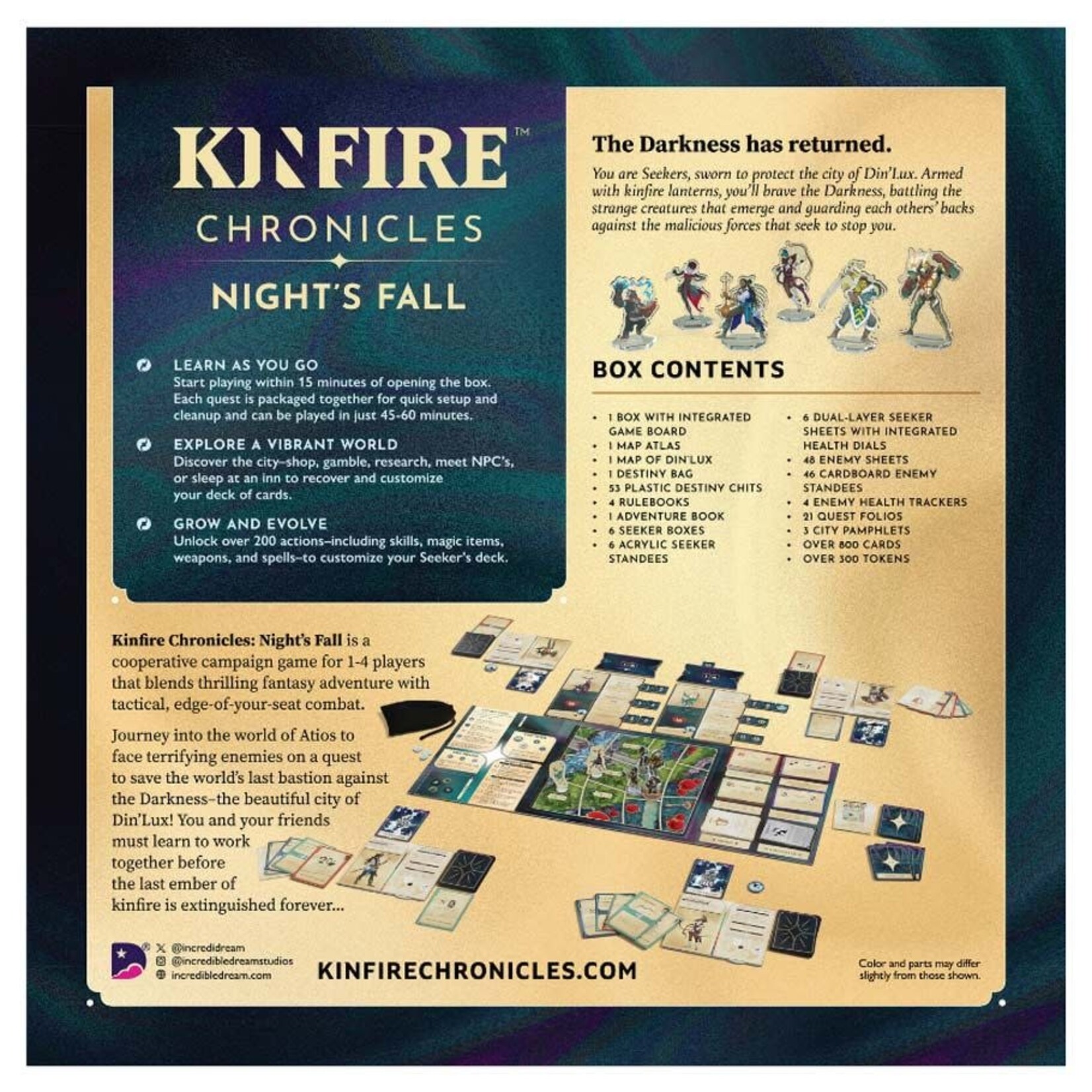 Incredible Dream Kinfire Chronicles: Night's Fall