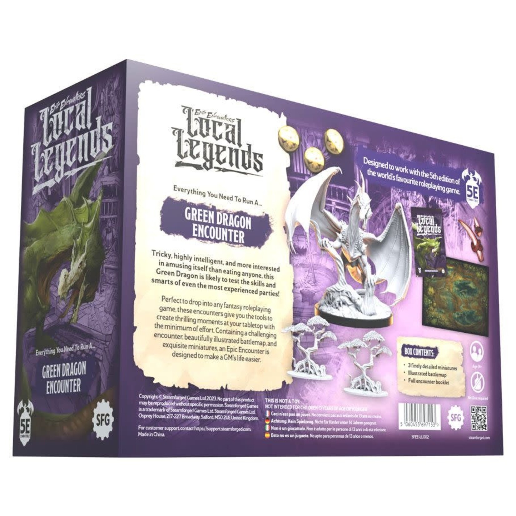 Steamforged Games Ltd Epic Encounters: Local Legends: Green Dragon Encounter
