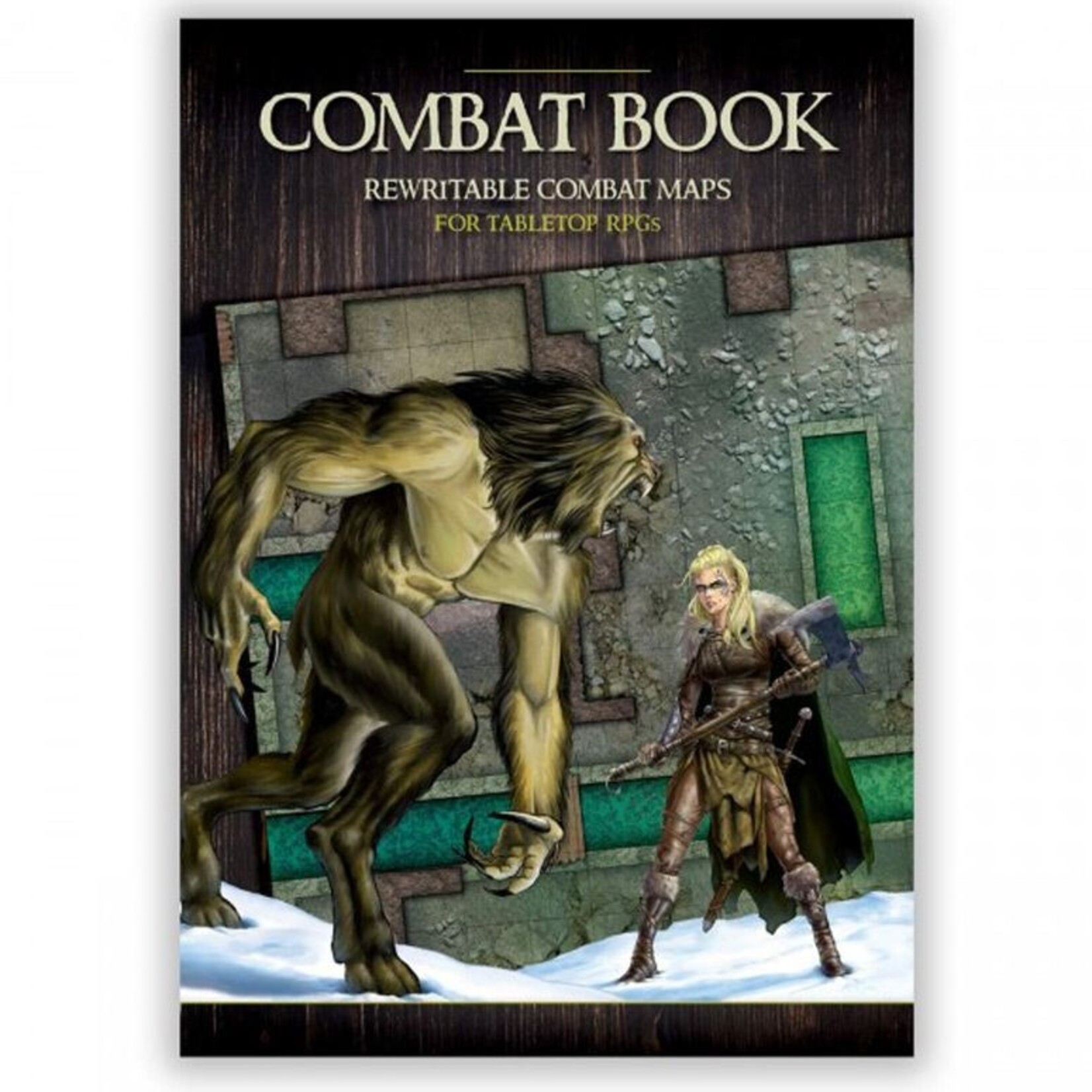 Pwork Wargames Combat Book: Rewritable Combat Maps for Tabletop RPGs