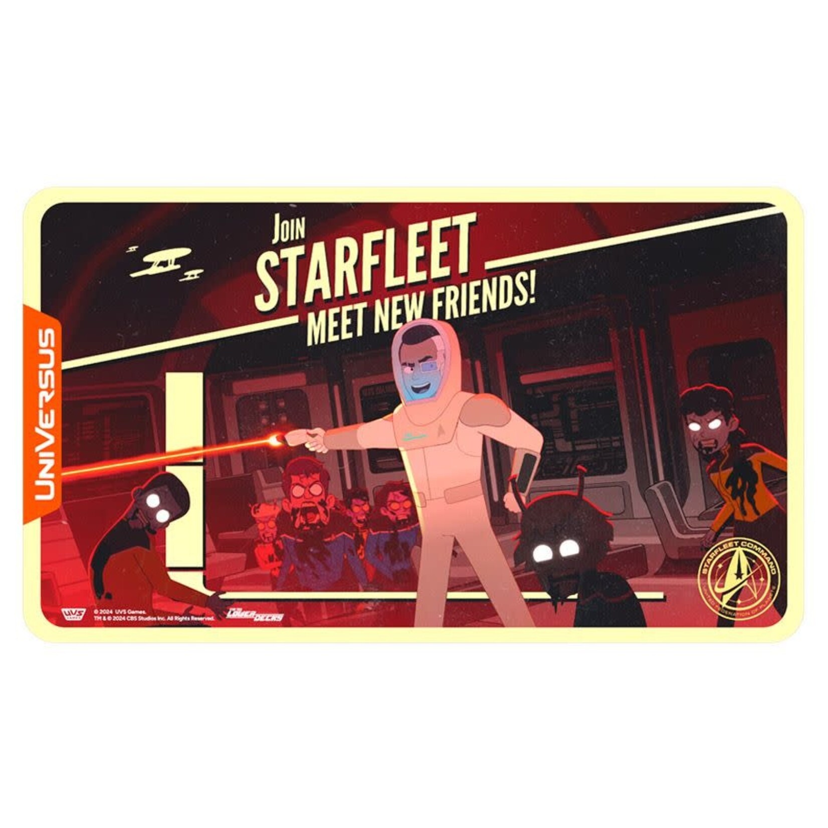 UniVersus 24" x 14" Playmat: Star Trek: Lower Decks