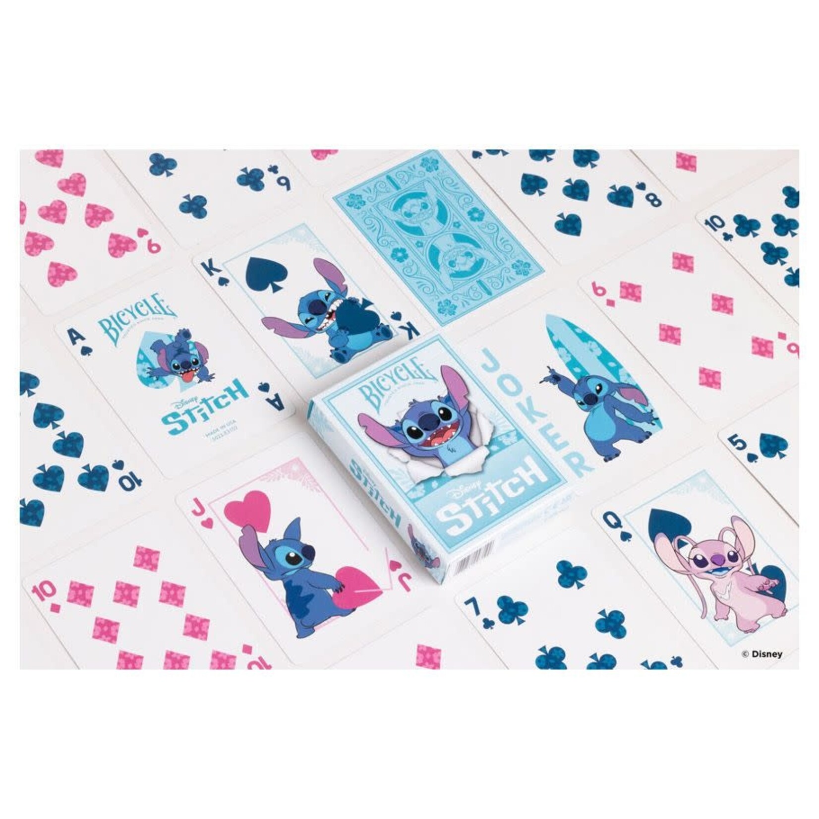 Bicycle Playing Cards: Disney Stitch (Blue)